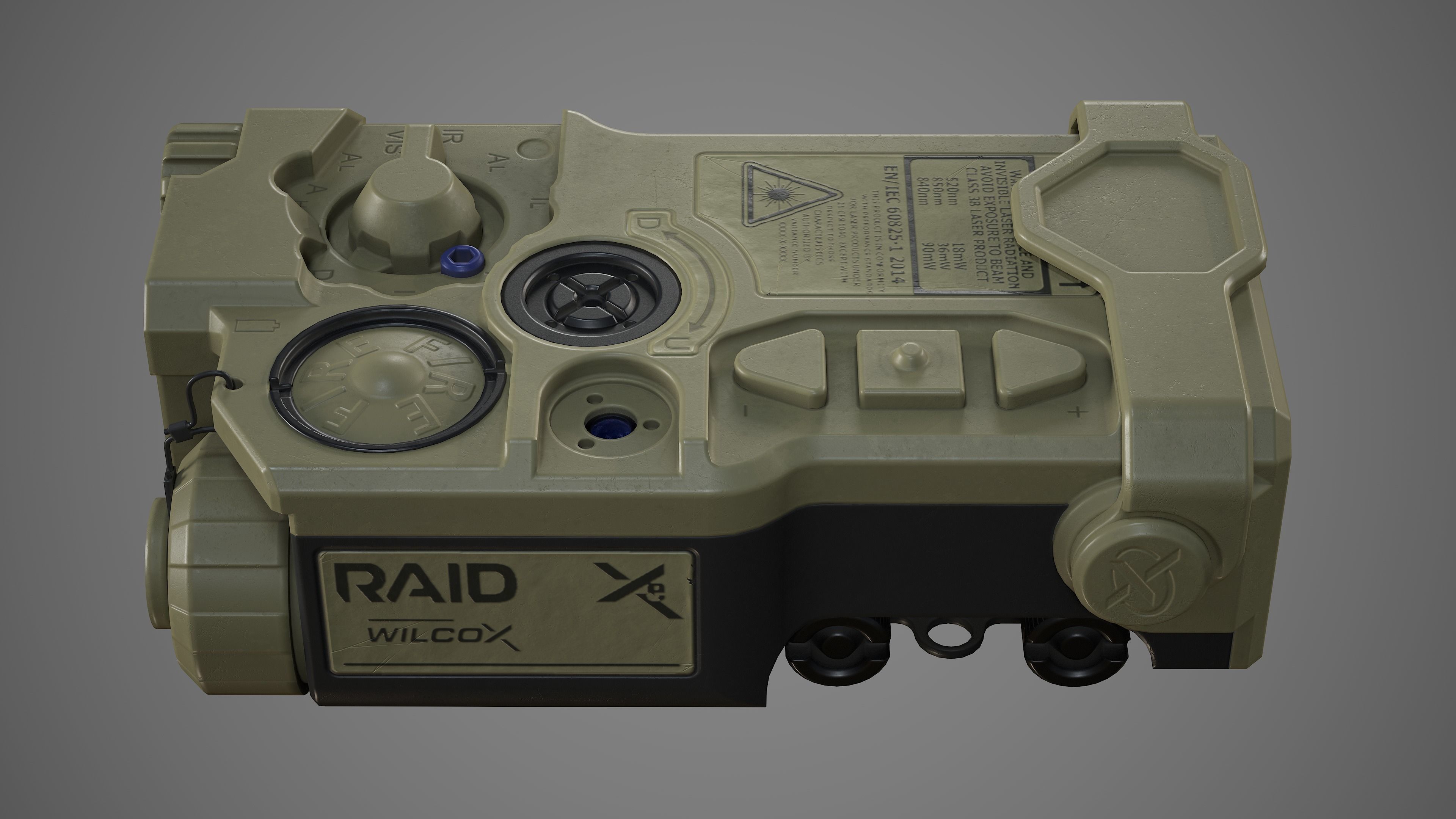 RAID-Xe - Replica Low-poly 3D model_3