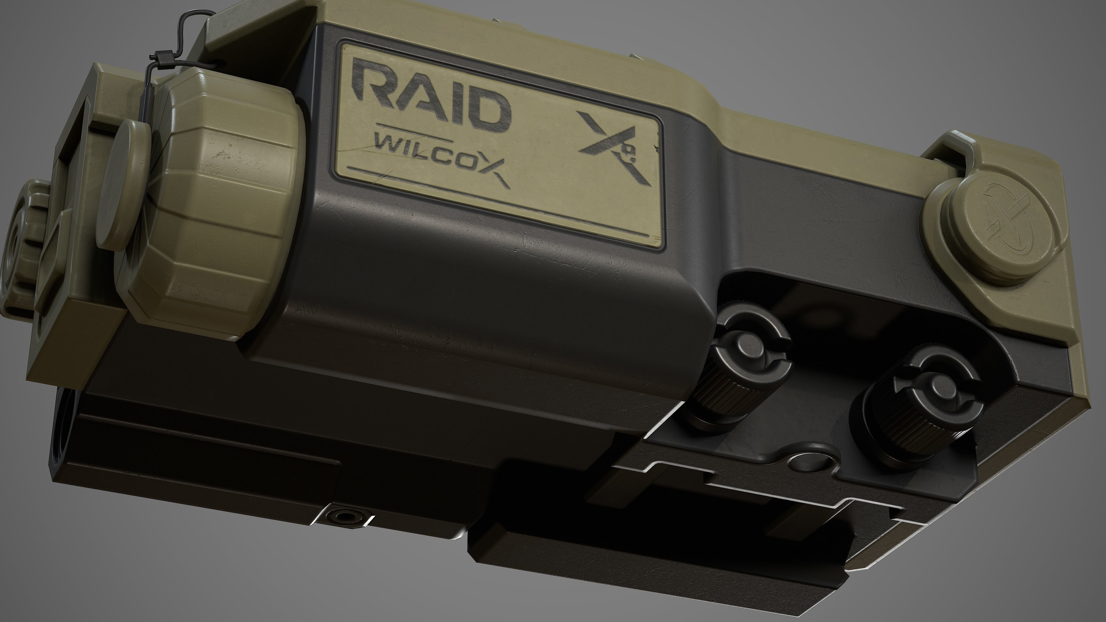 RAID-Xe - Replica Low-poly 3D model_8