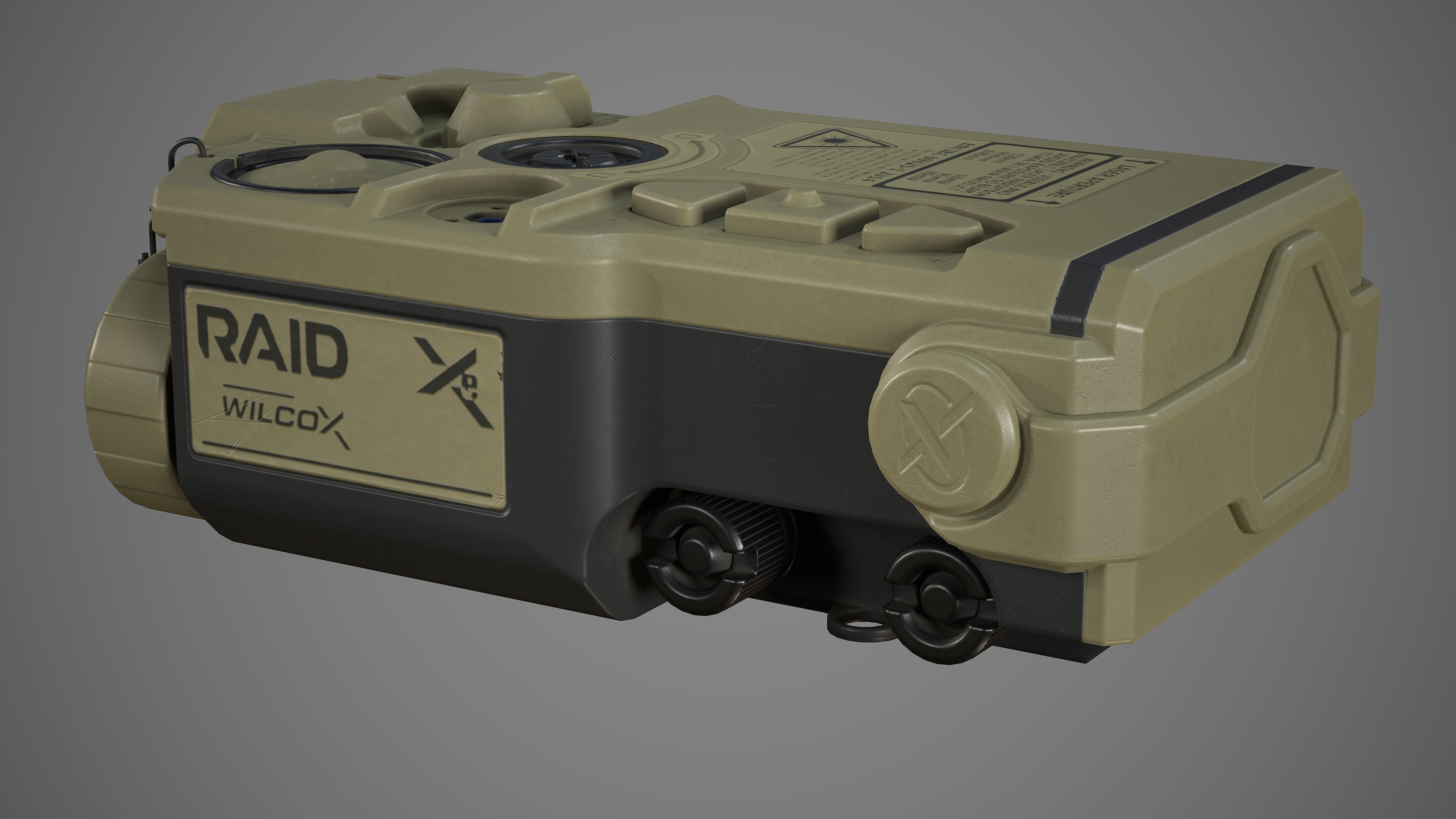 RAID-Xe - Replica Low-poly 3D model_12