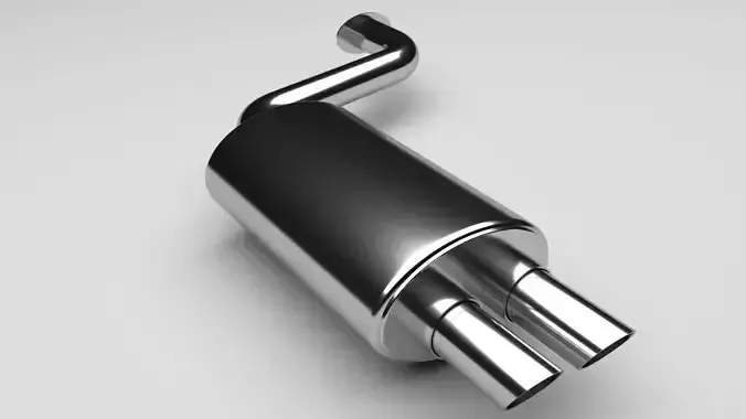 Car Exhaust 3D model