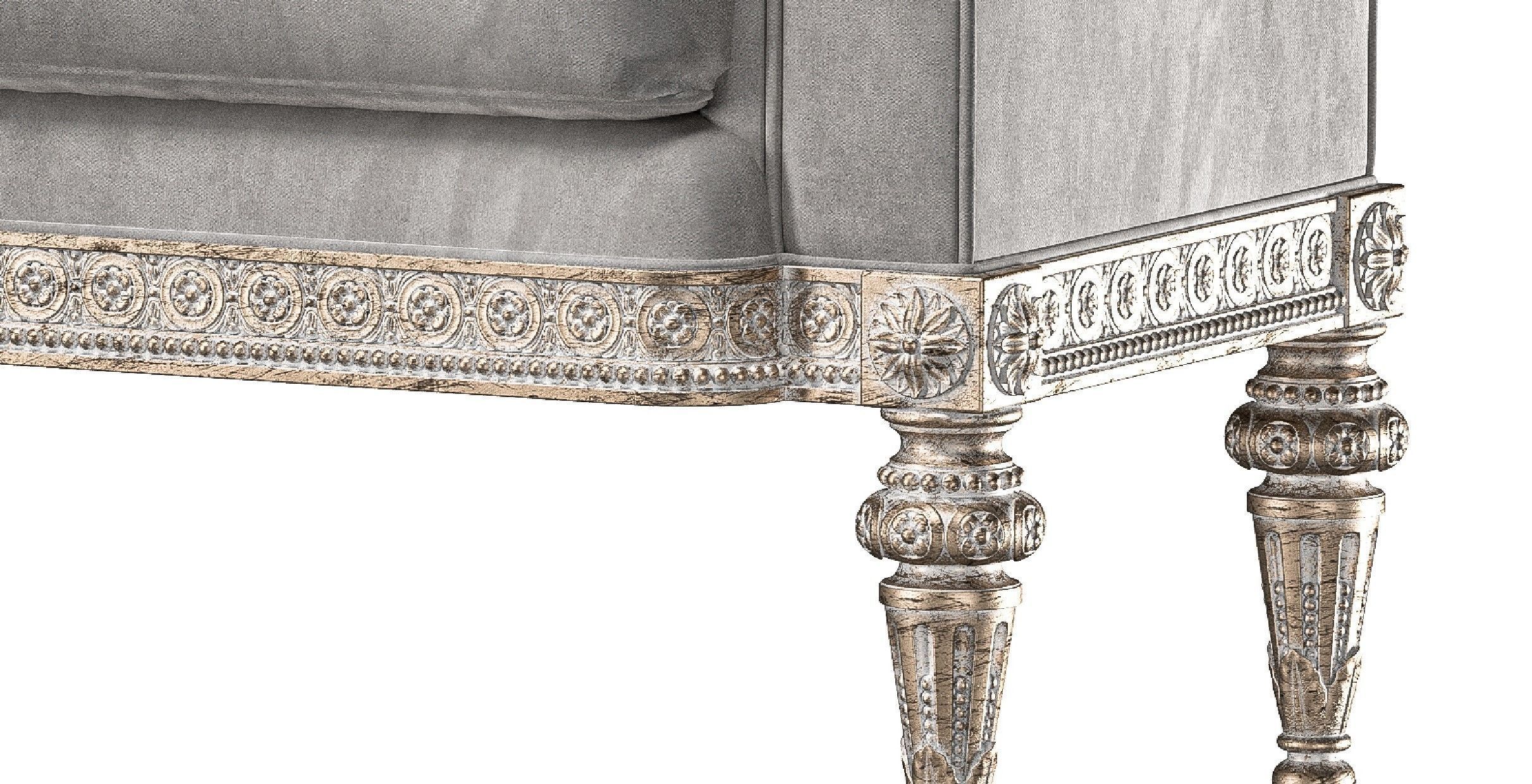 theodore alexander fontenay bench and pouf 3D model_8