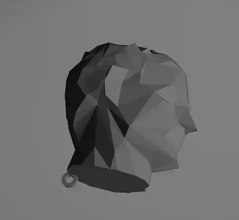 MODERN CAESAR BUST KEY CHAIN