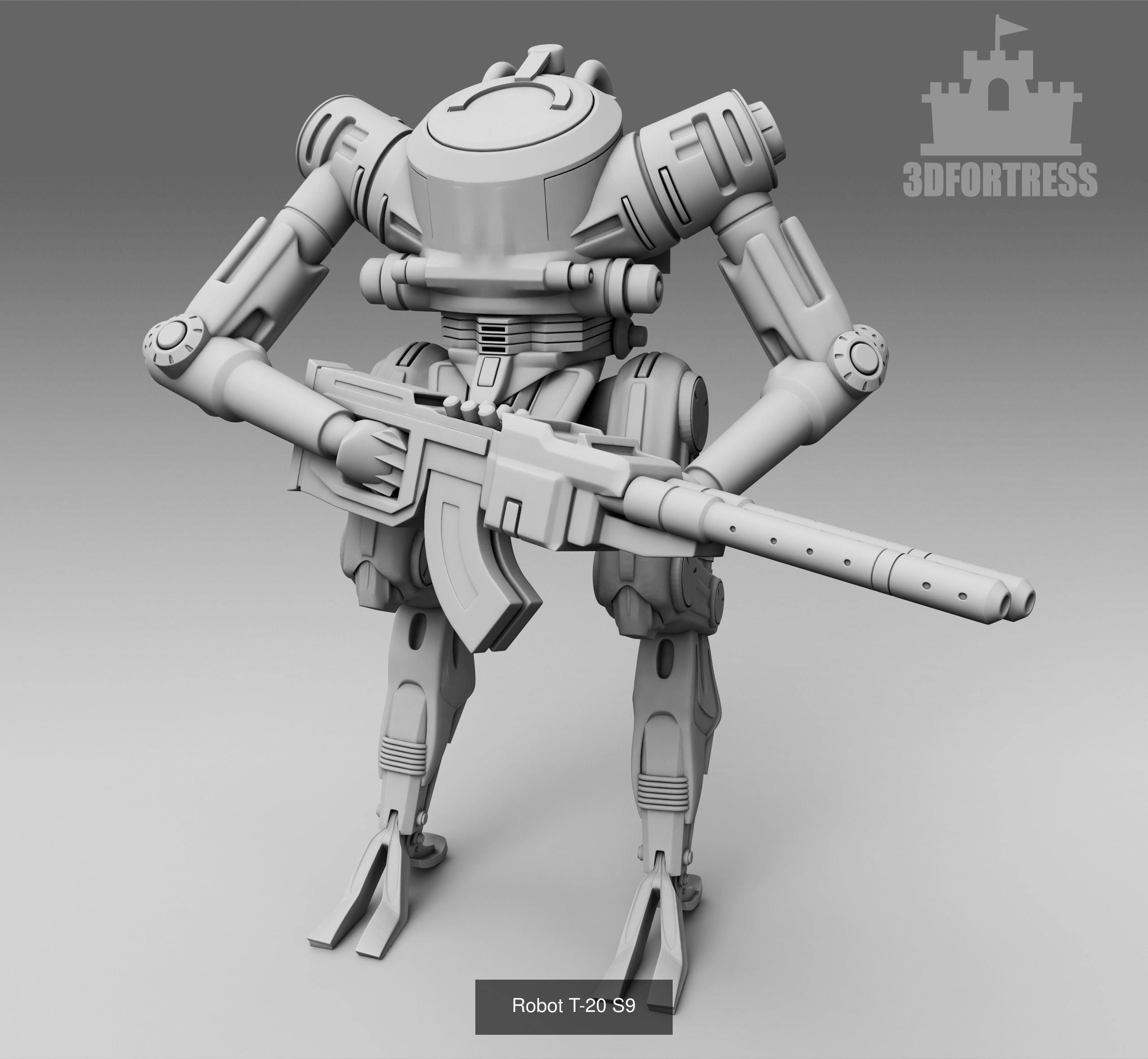 Cyber library - Robots 3D Model Collection_36
