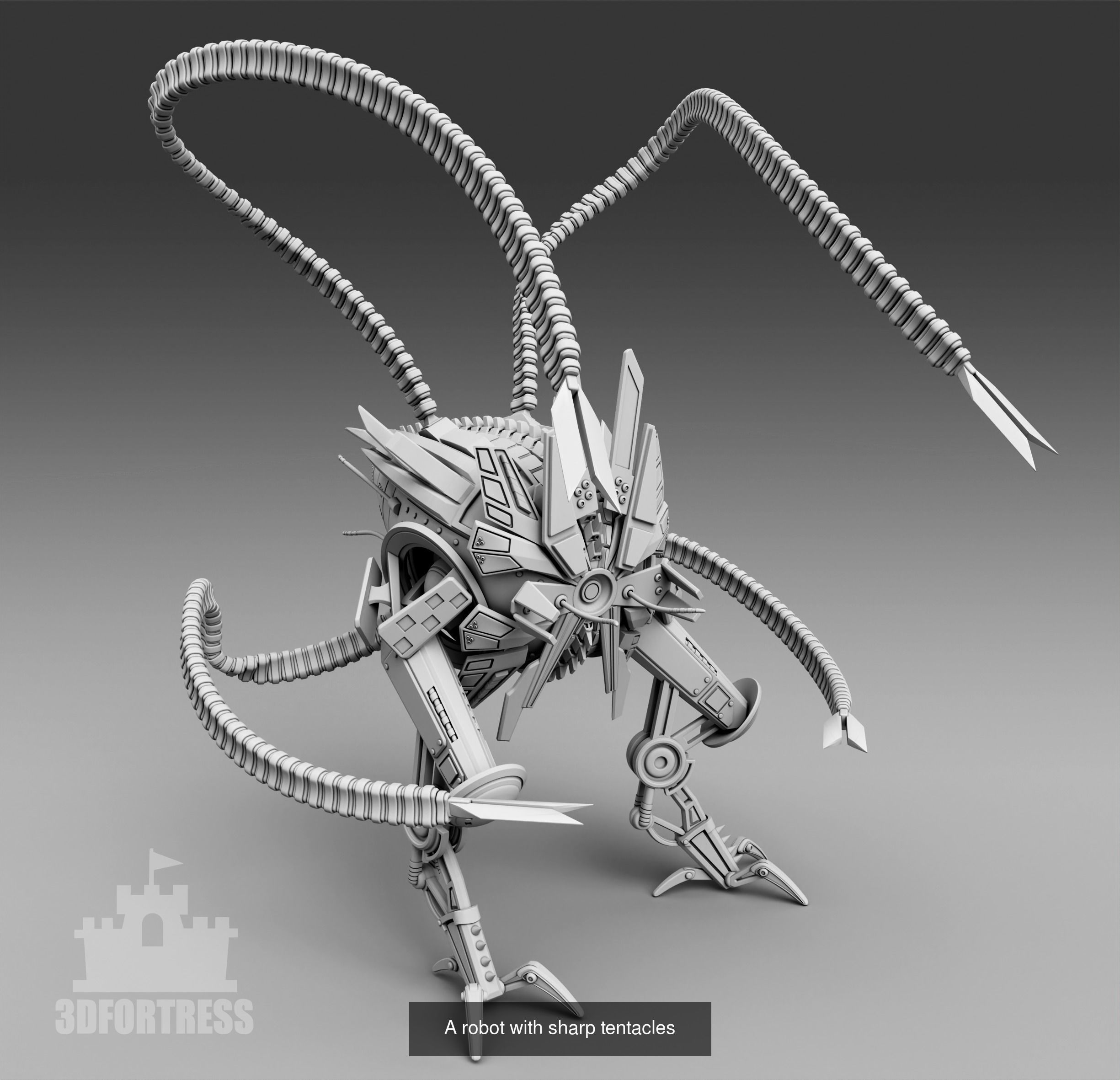 Cyber library - Robots 3D Model Collection_101