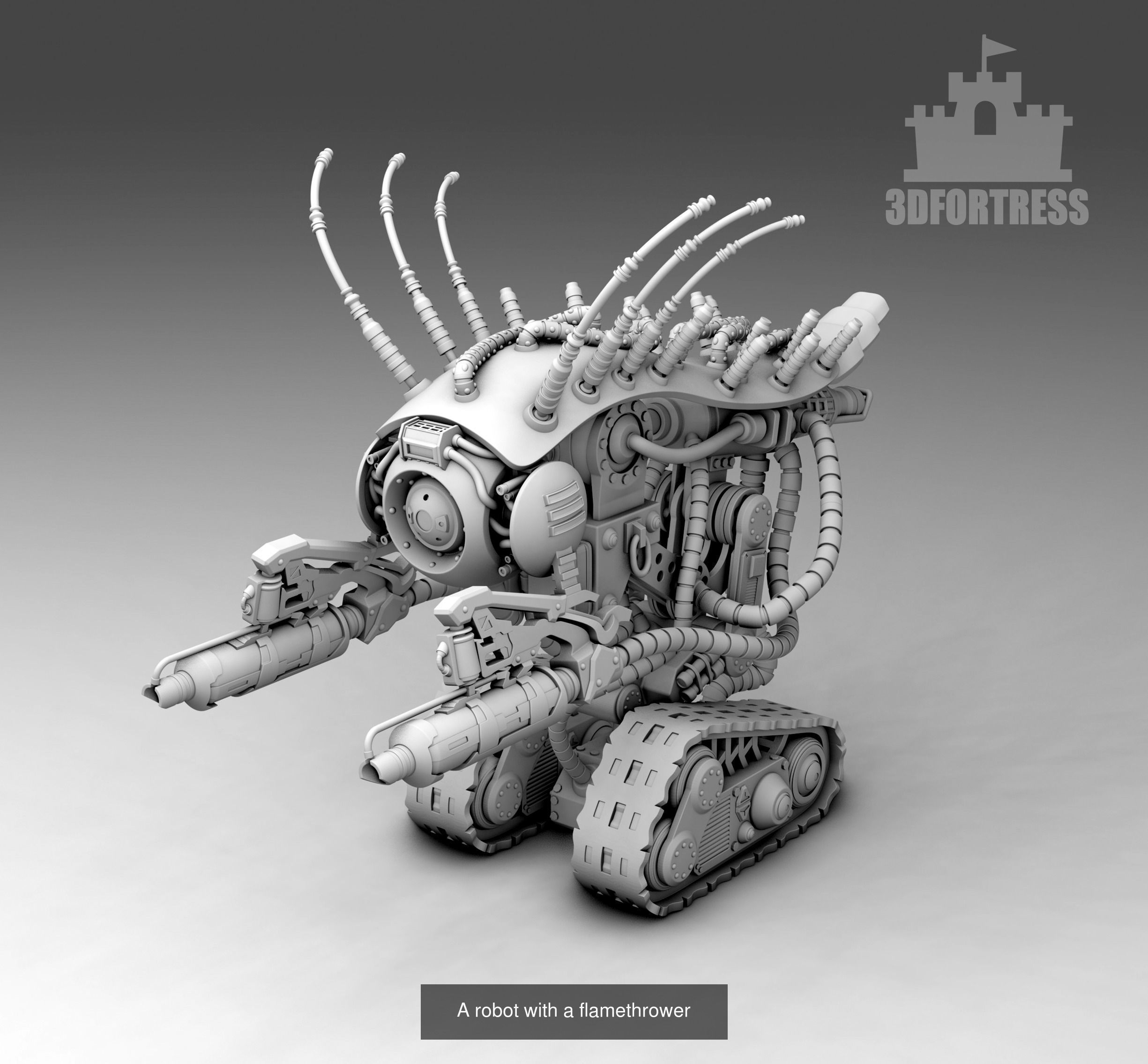 Cyber library - Robots 3D Model Collection_63