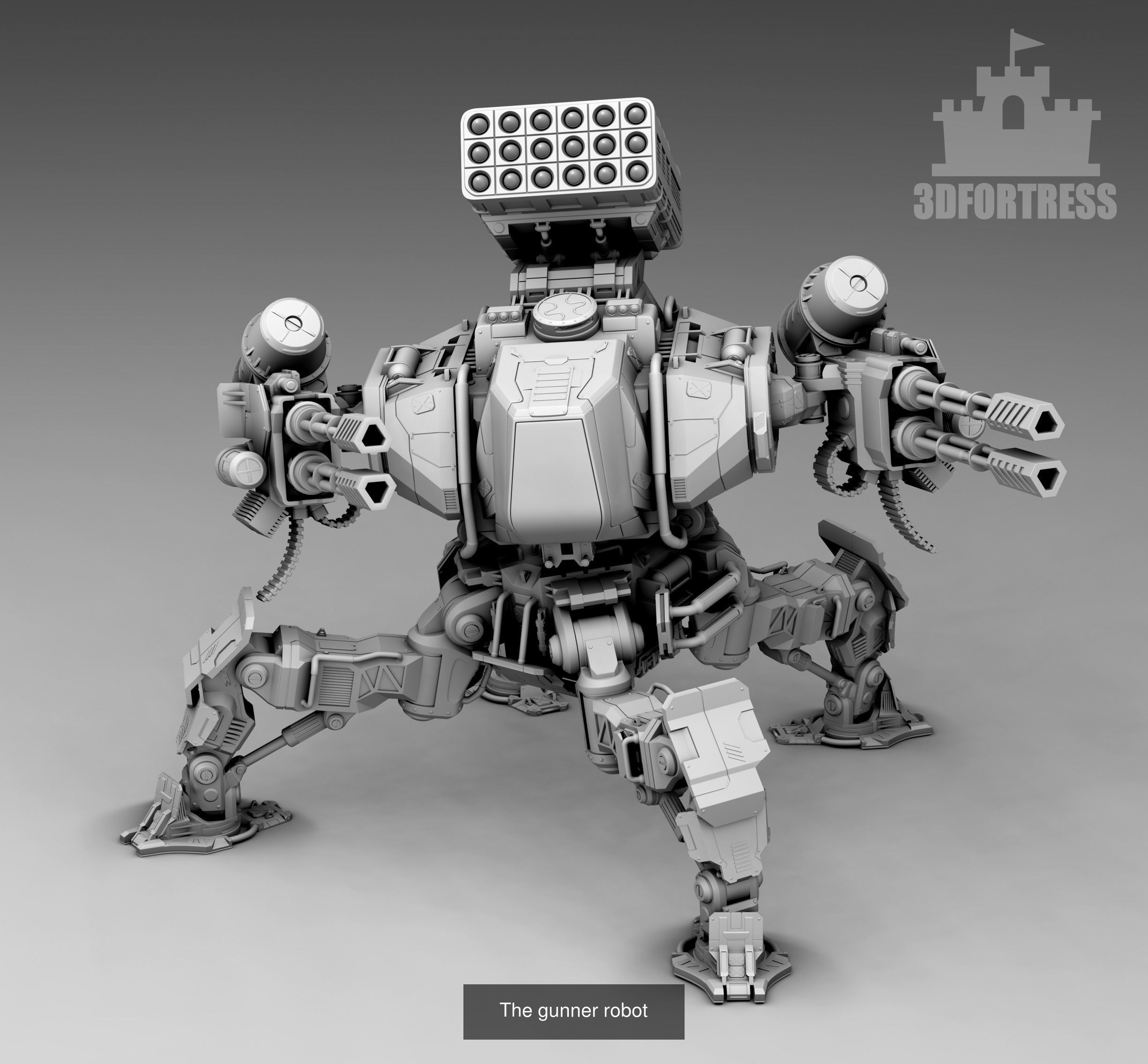 Cyber library - Robots 3D Model Collection_84