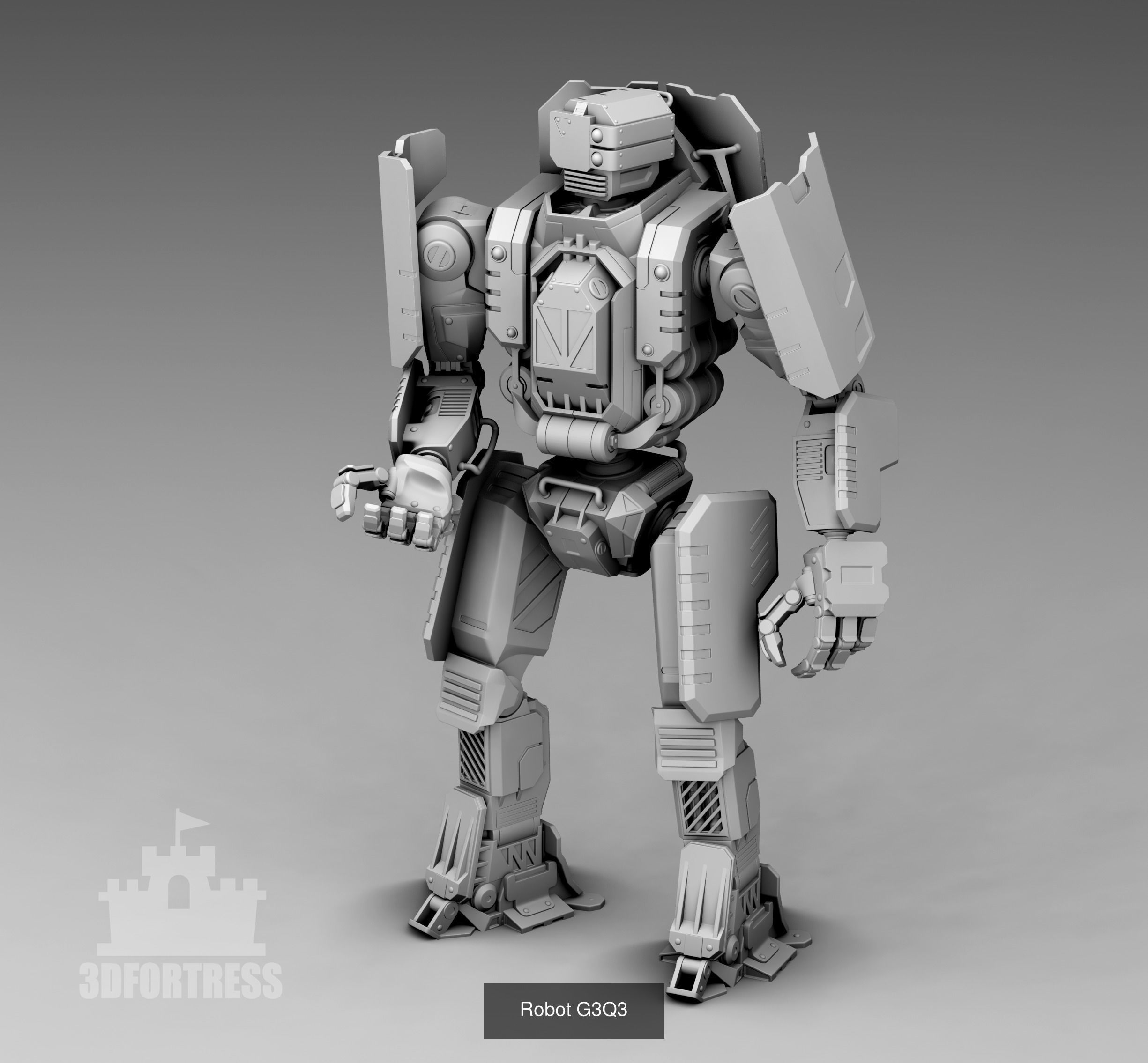 Cyber library - Robots 3D Model Collection_83
