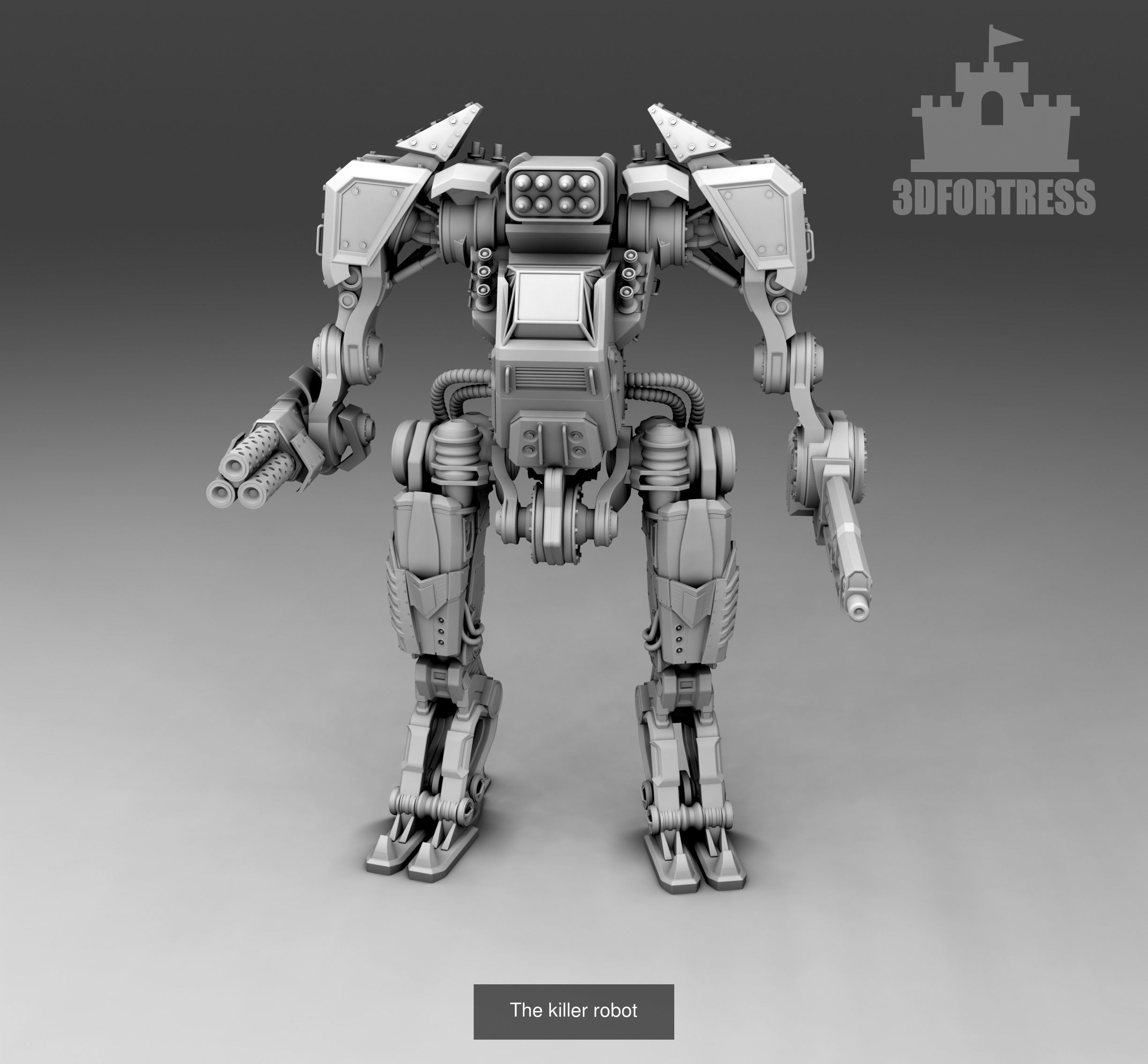 Cyber library - Robots 3D Model Collection_73