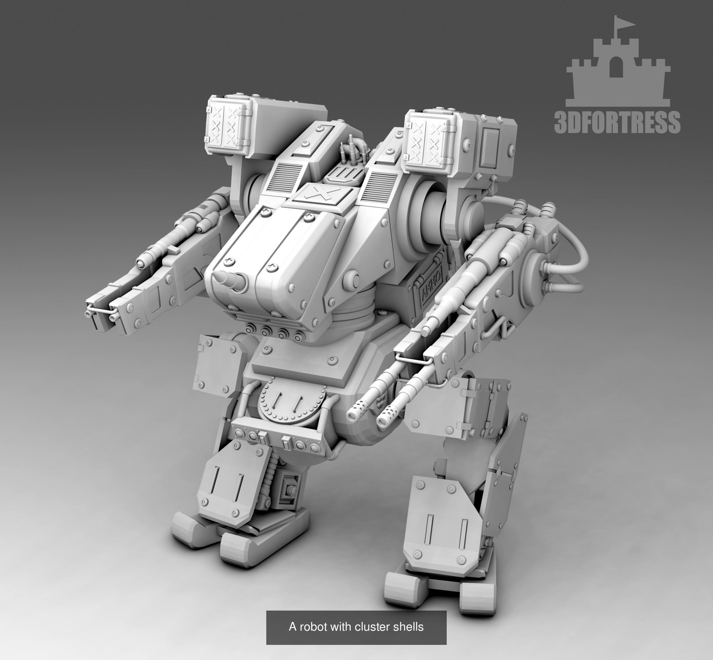 Cyber library - Robots 3D Model Collection_74