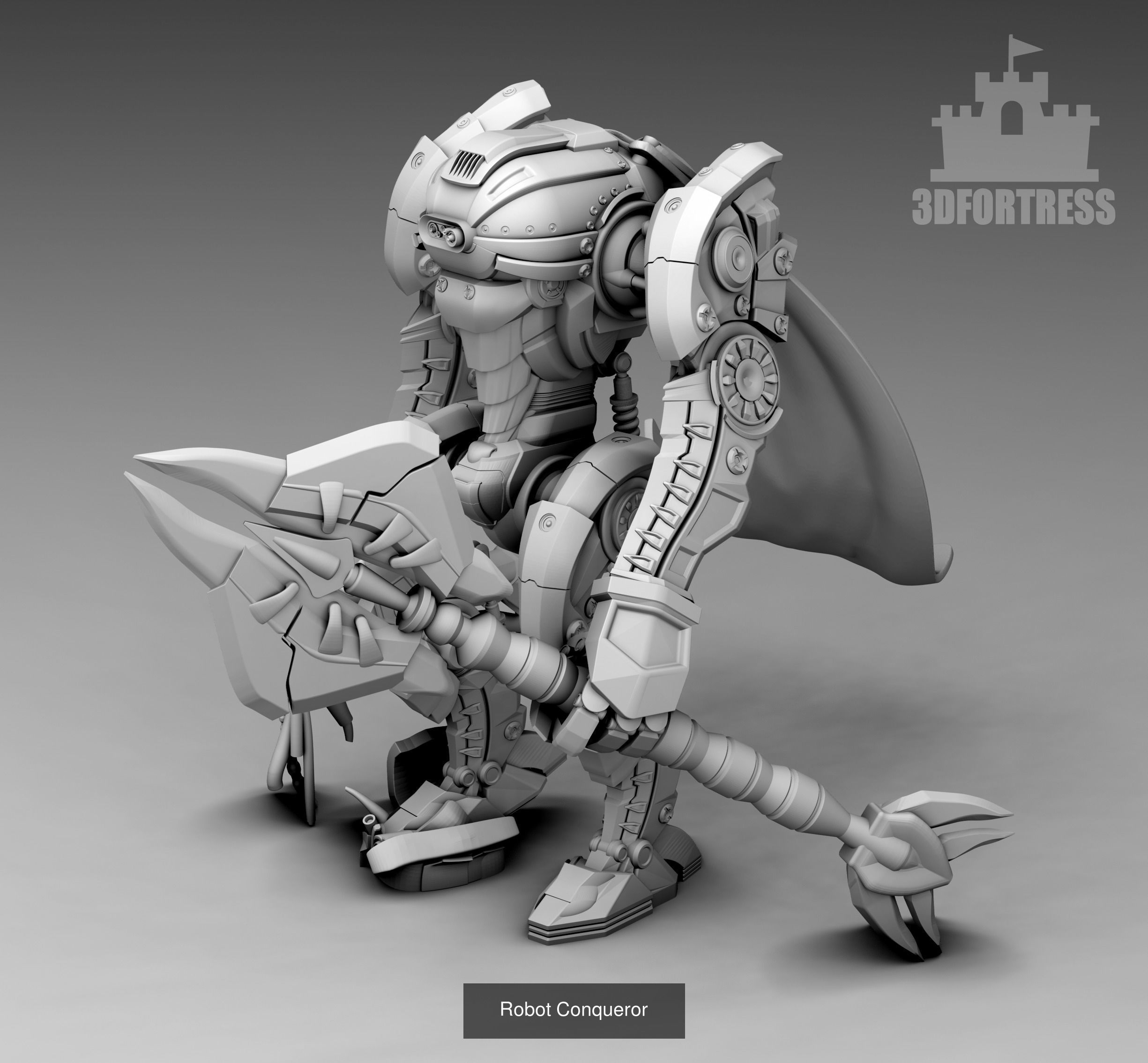 Cyber library - Robots 3D Model Collection_62