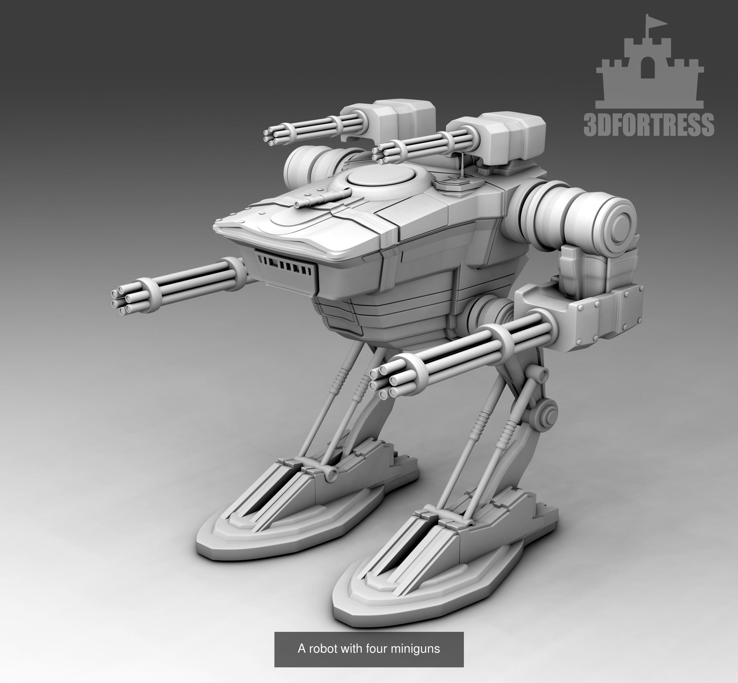 Cyber library - Robots 3D Model Collection_67