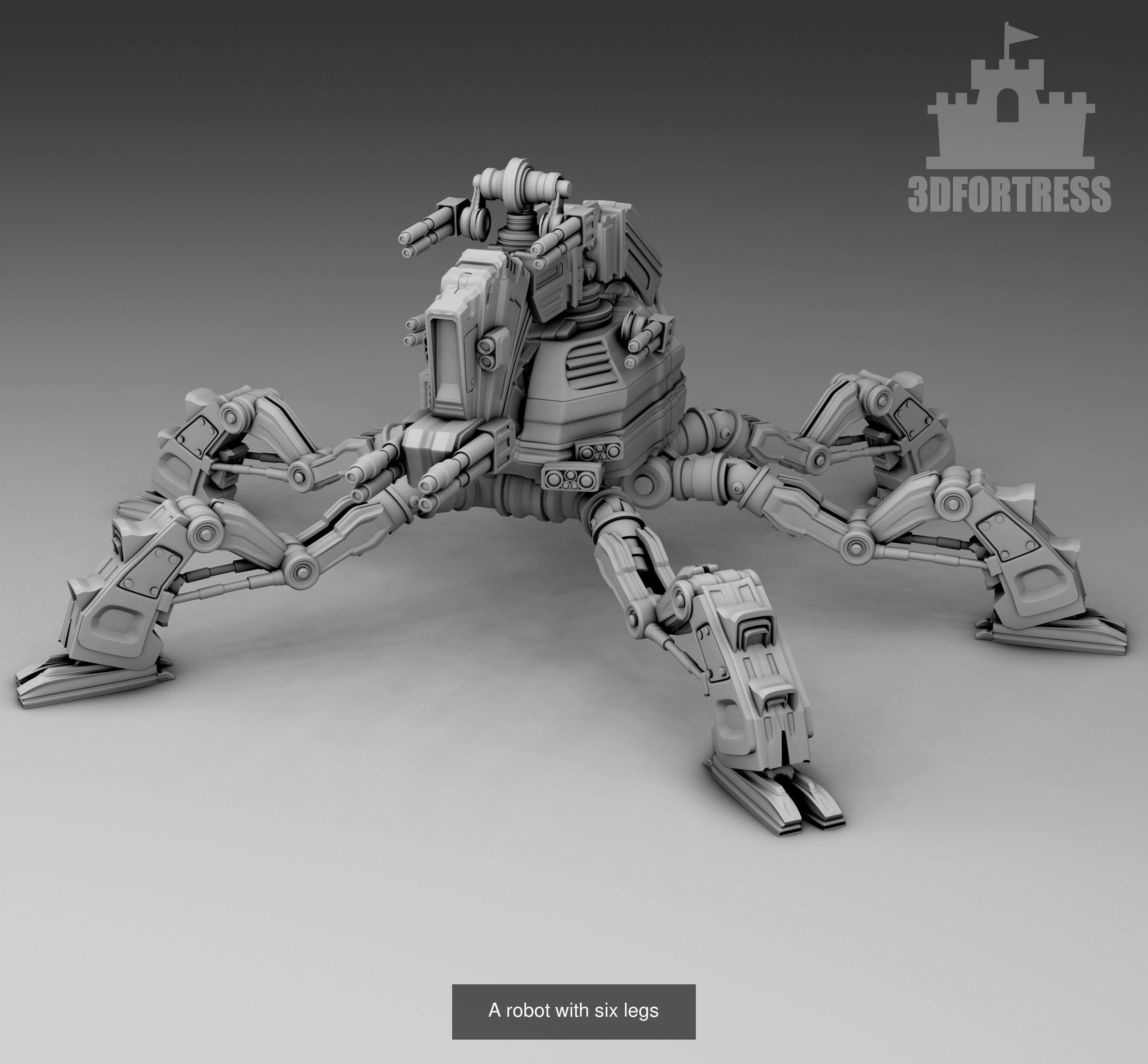 Cyber library - Robots 3D Model Collection_65