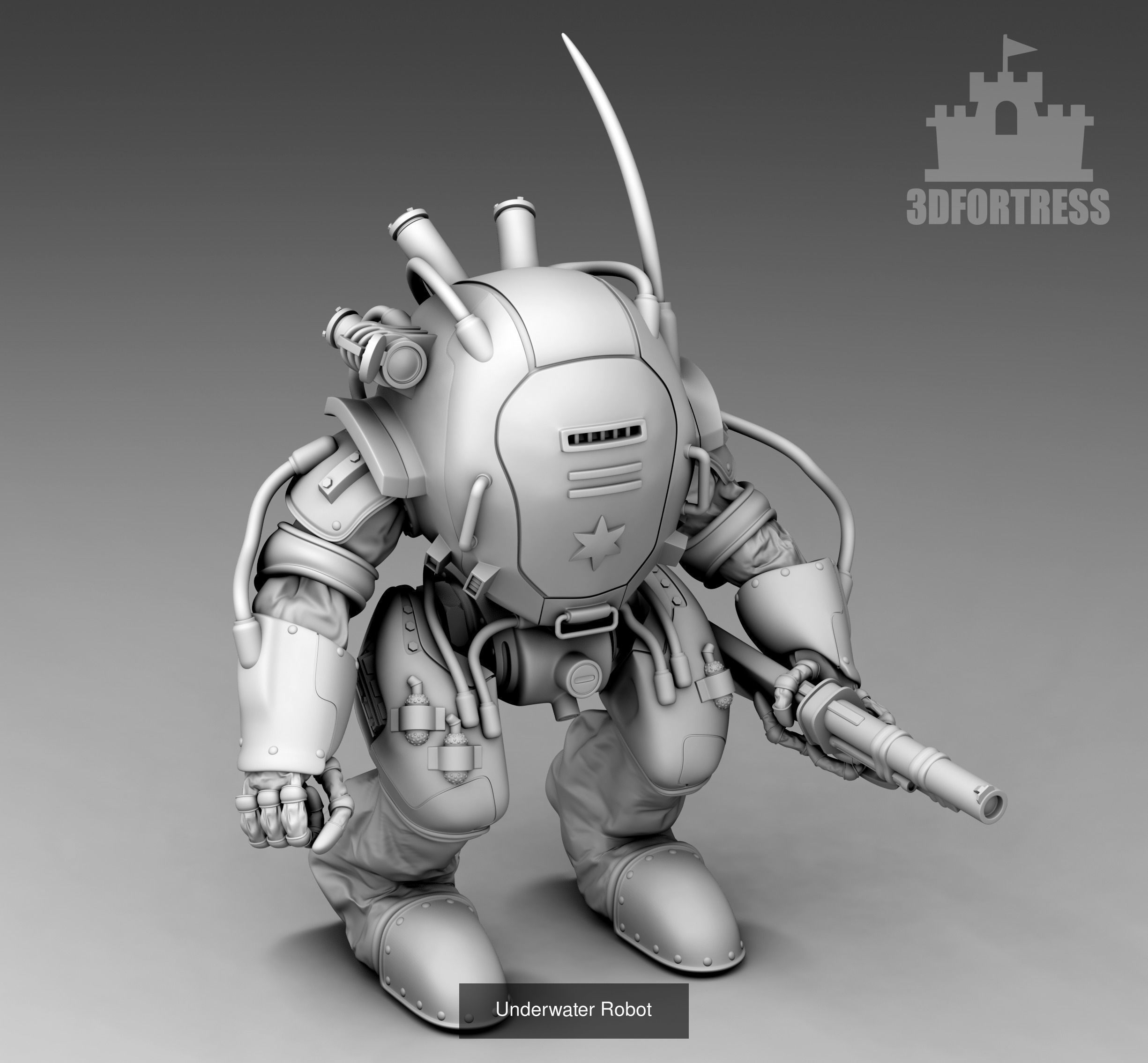 Cyber library - Robots 3D Model Collection_89