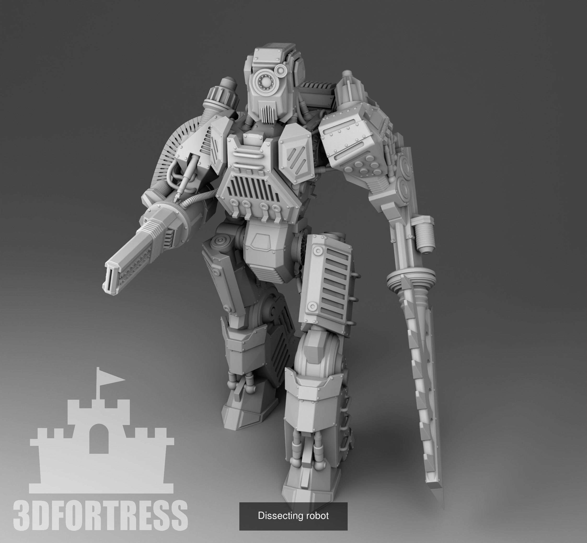 Cyber library - Robots 3D Model Collection_53