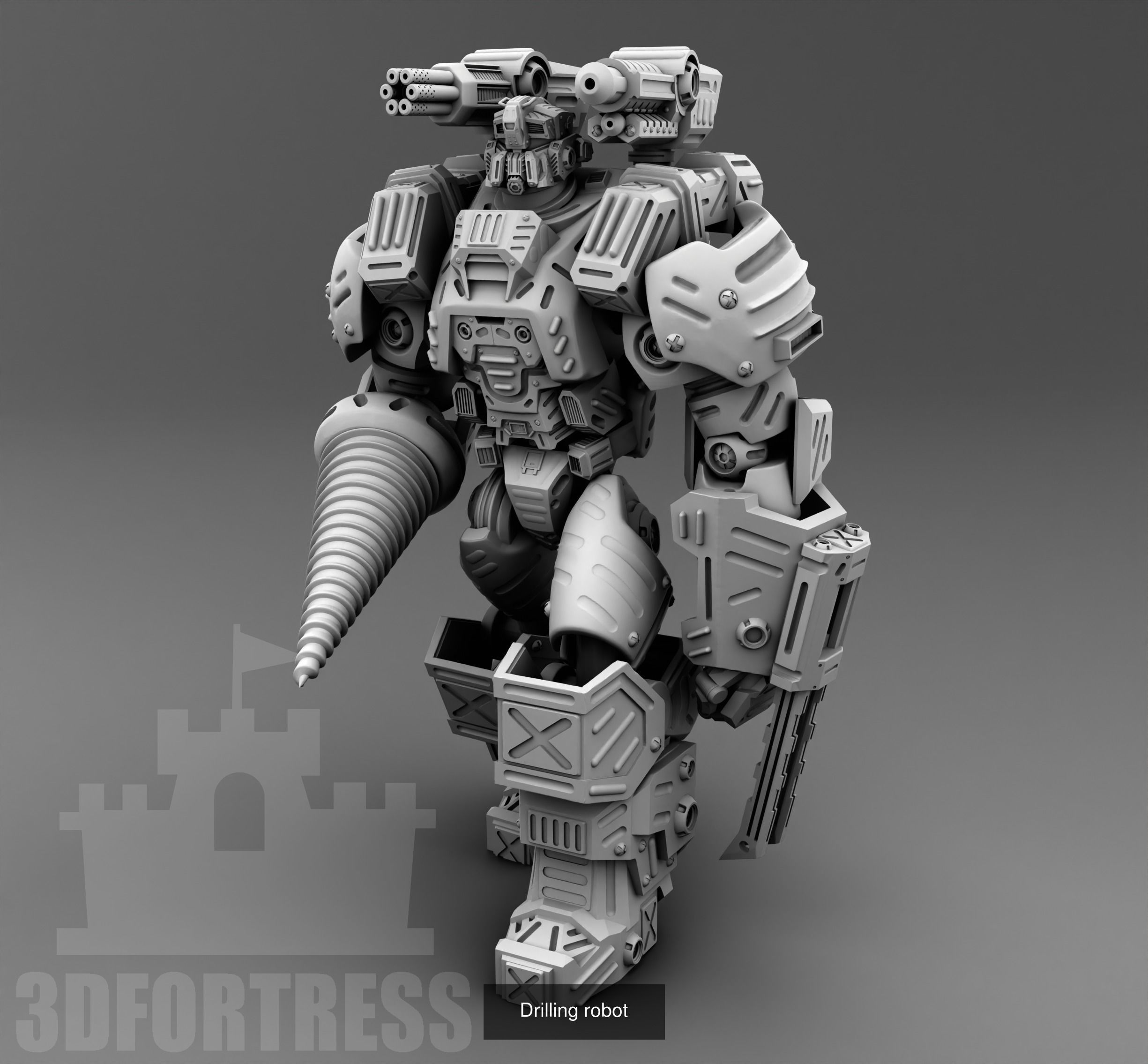 Cyber library - Robots 3D Model Collection_56