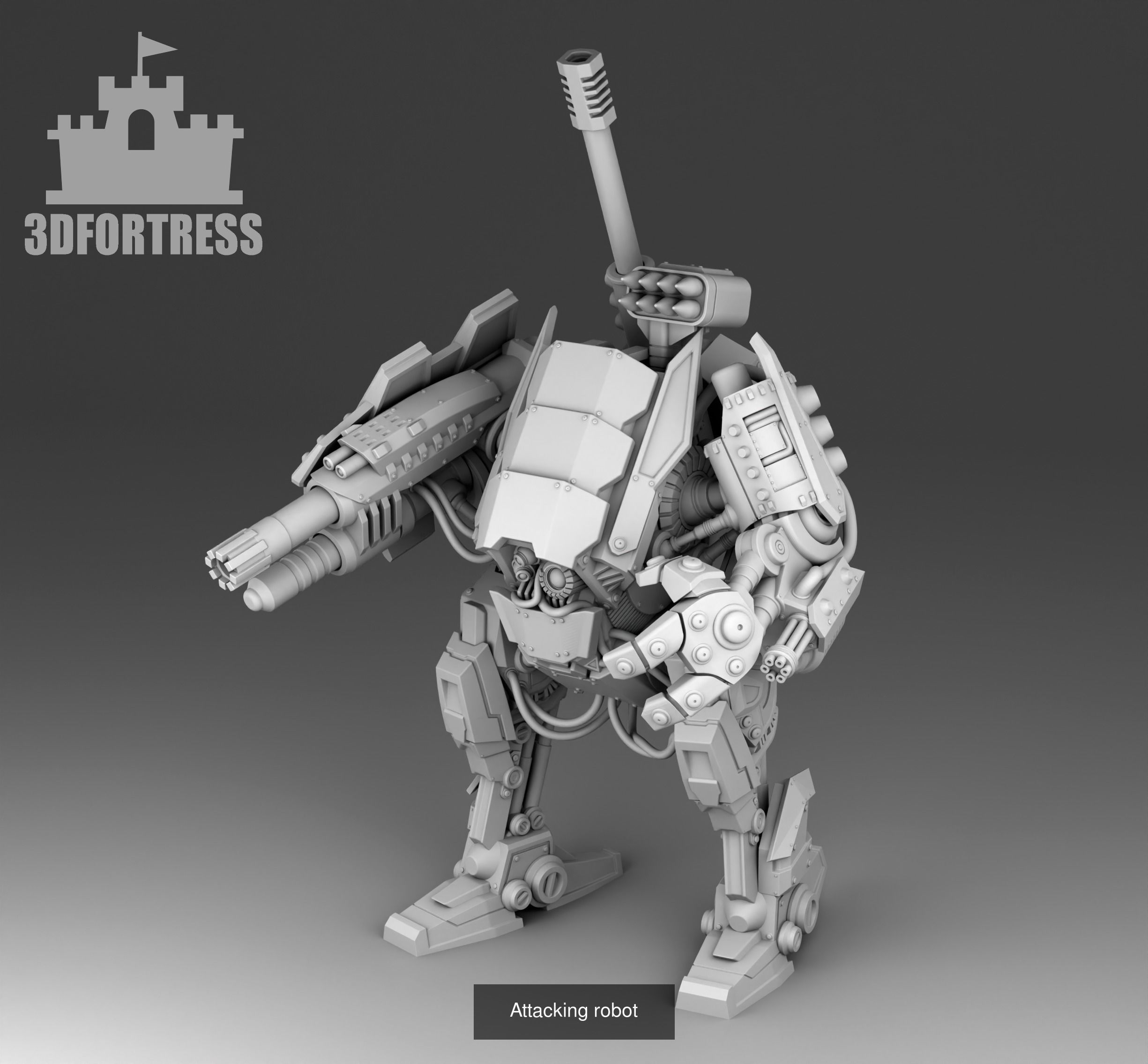 Cyber library - Robots 3D Model Collection_55