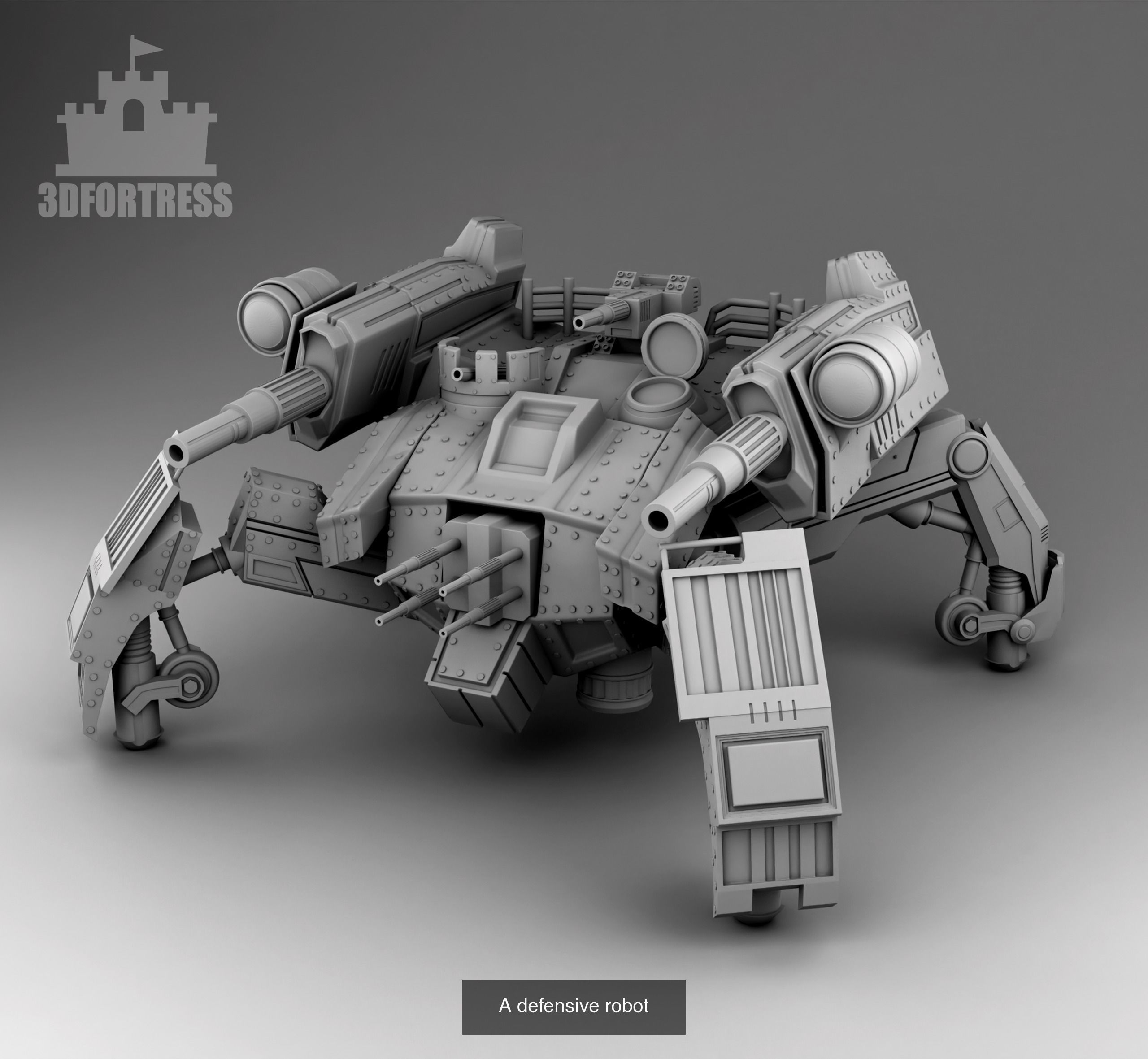 Cyber library - Robots 3D Model Collection_41