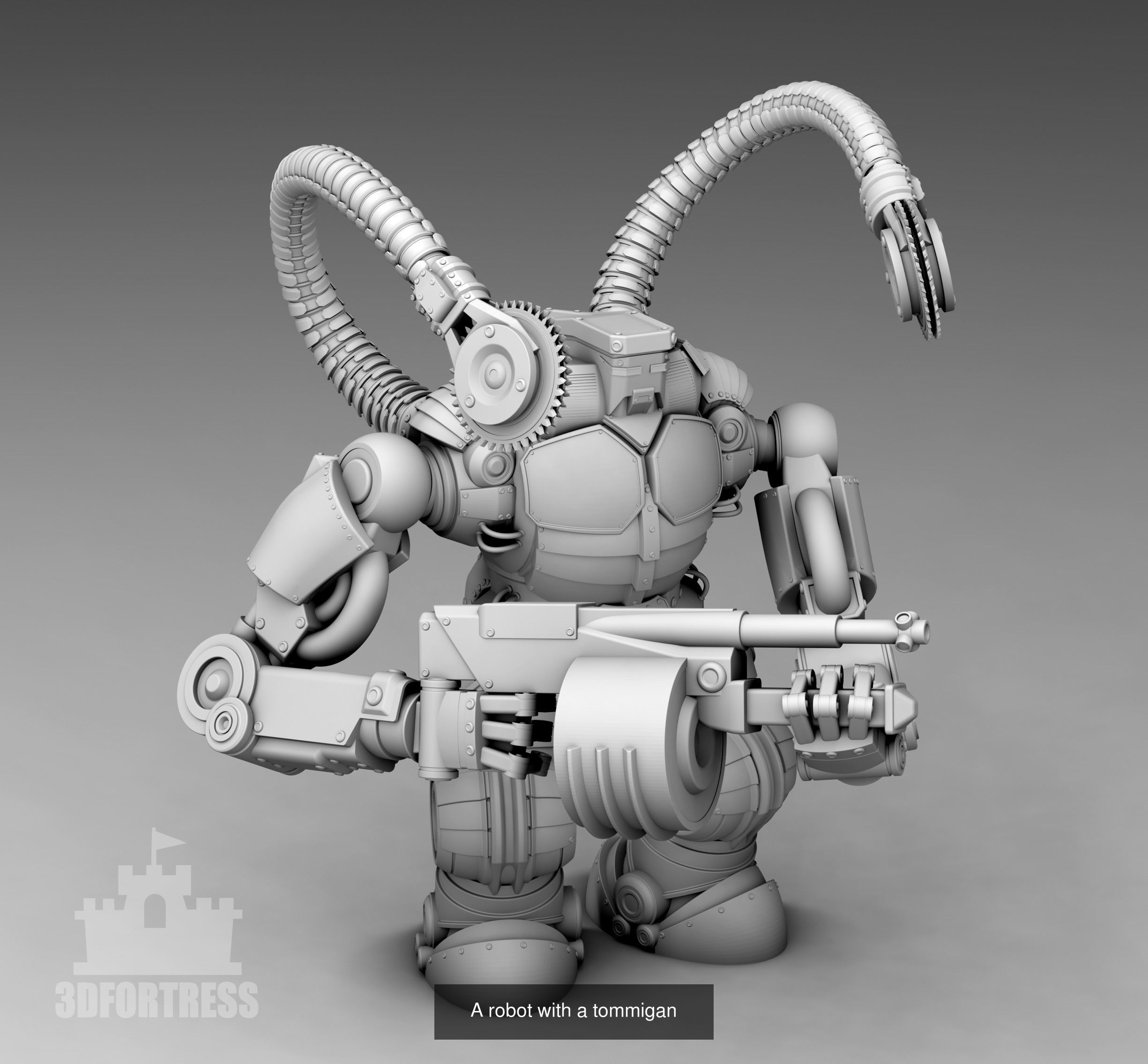 Cyber library - Robots 3D Model Collection_88