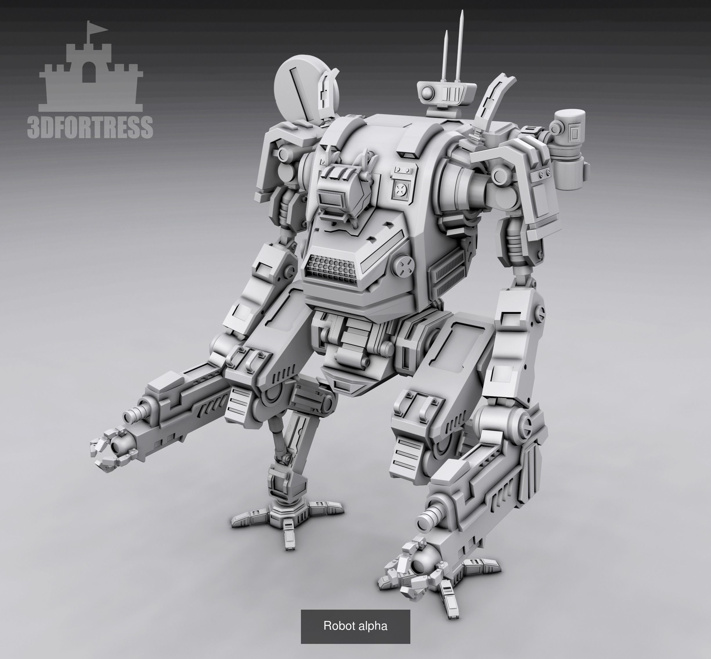 Cyber library - Robots 3D Model Collection_97