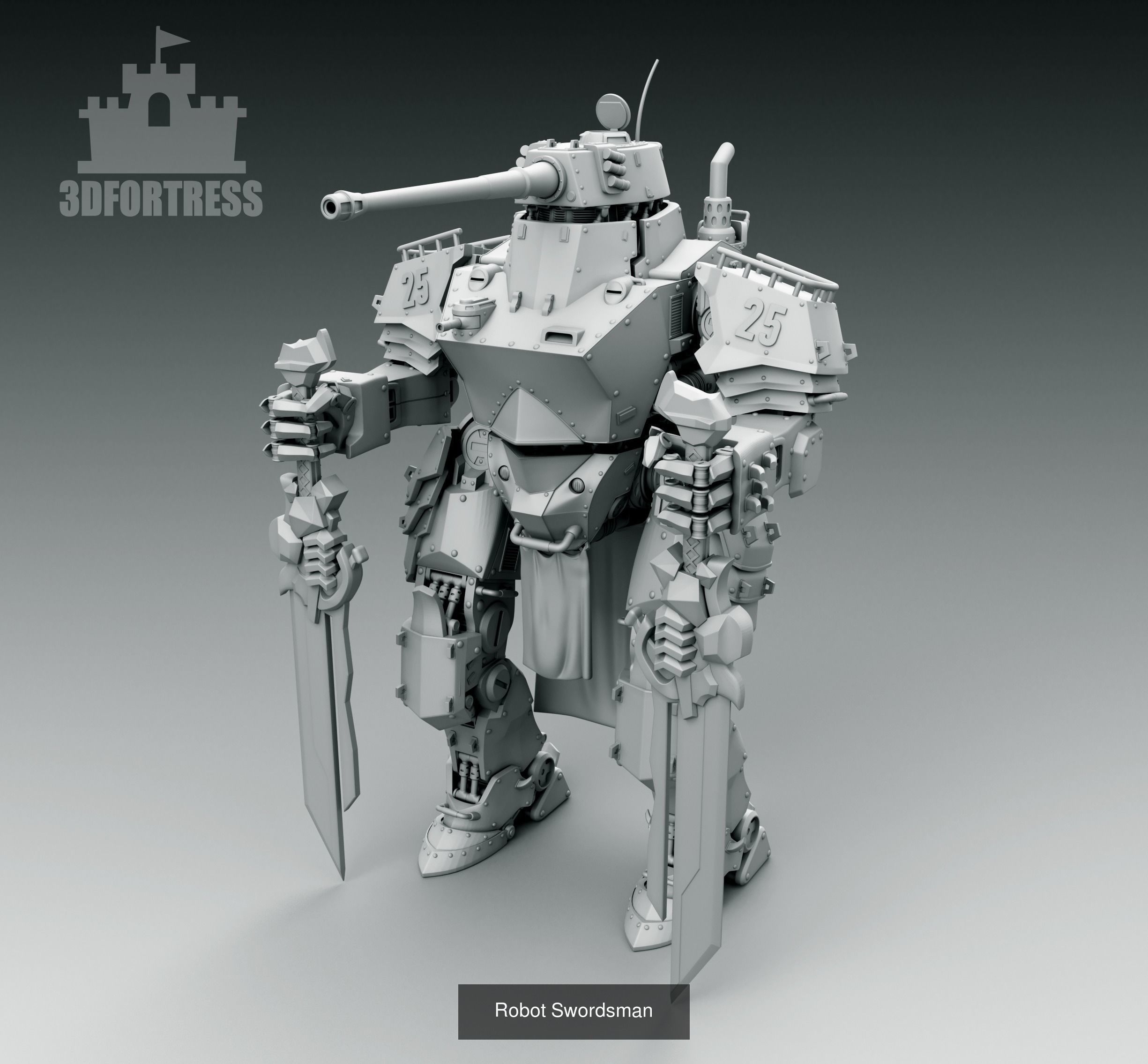 Cyber library - Robots 3D Model Collection_94