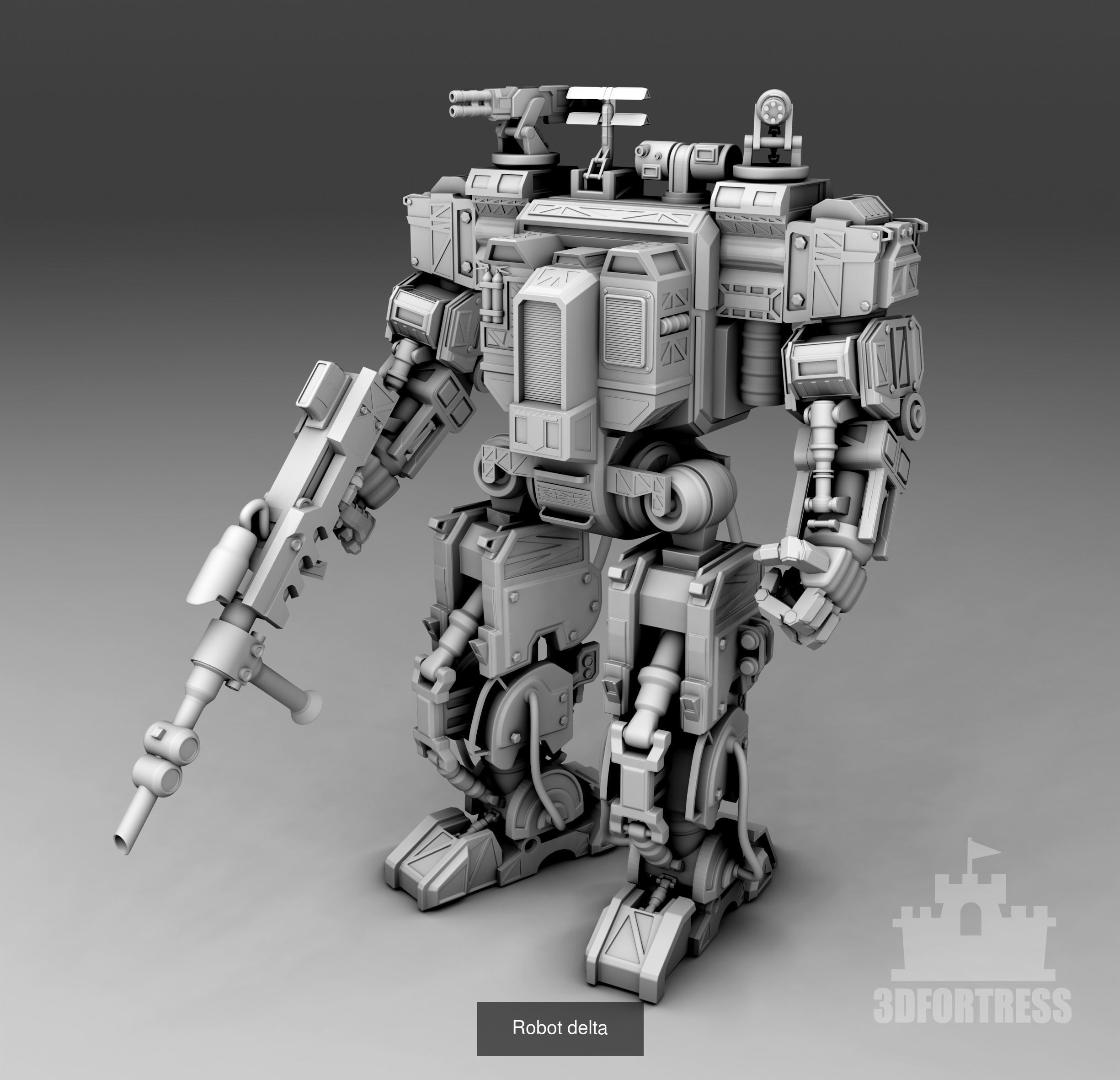 Cyber library - Robots 3D Model Collection_105