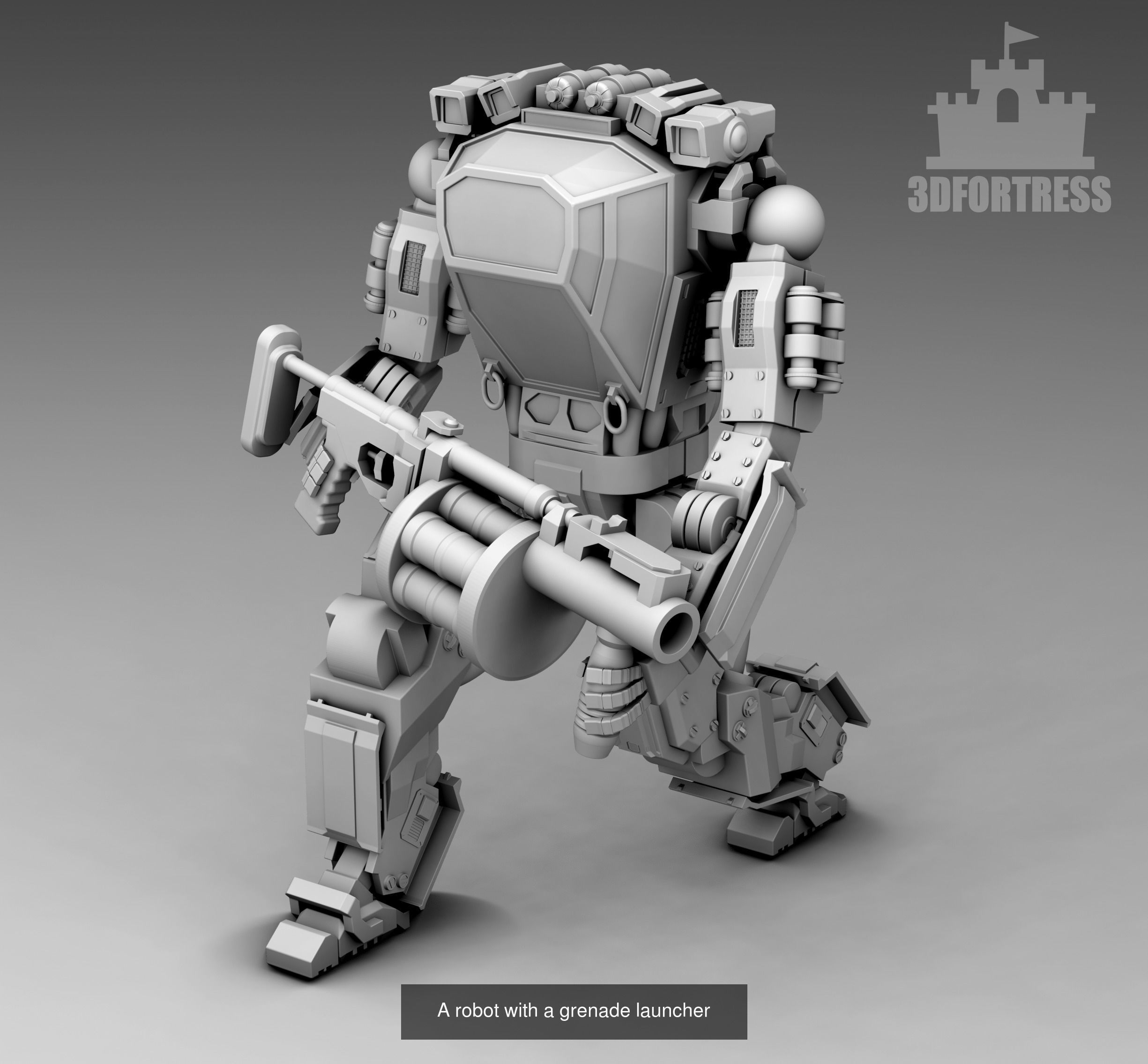 Cyber library - Robots 3D Model Collection_66