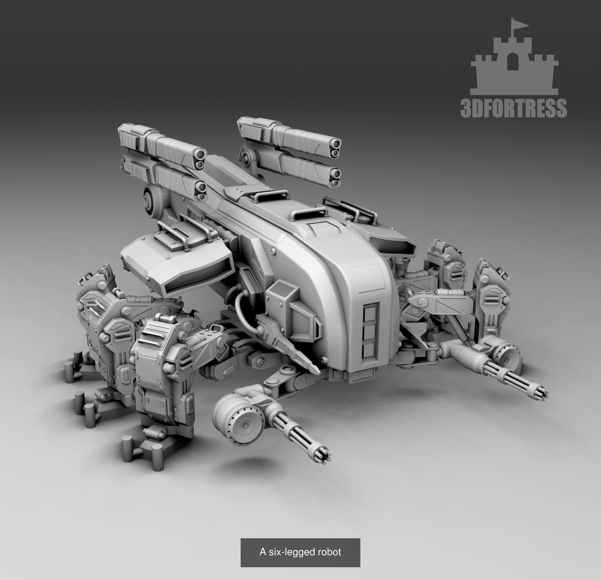 Cyber library - Robots 3D Model Collection_102