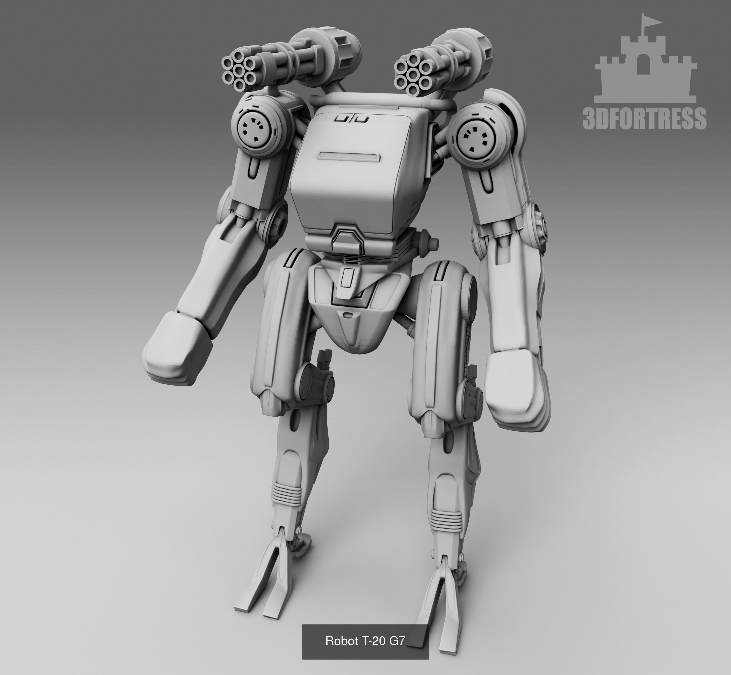 Cyber library - Robots 3D Model Collection_38