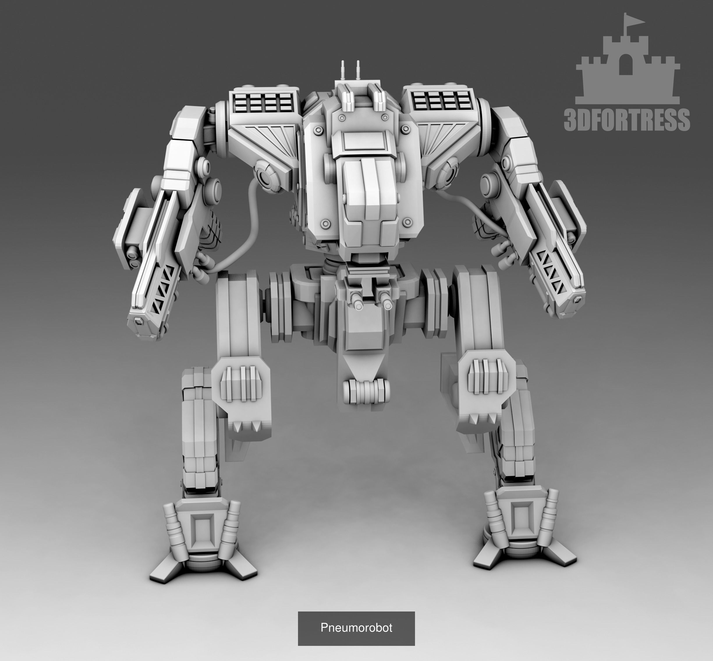 Cyber library - Robots 3D Model Collection_77