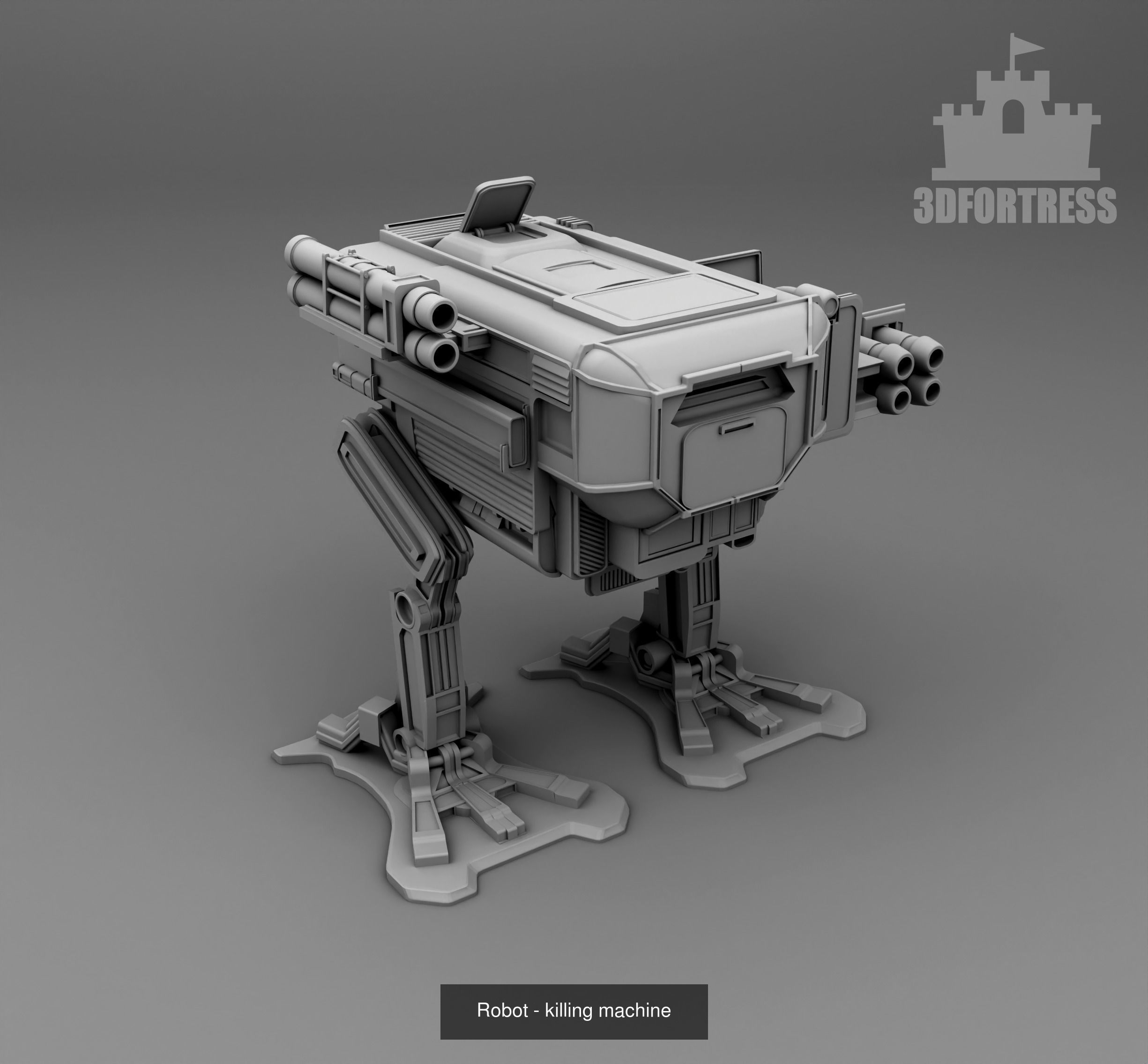 Cyber library - Robots 3D Model Collection_23