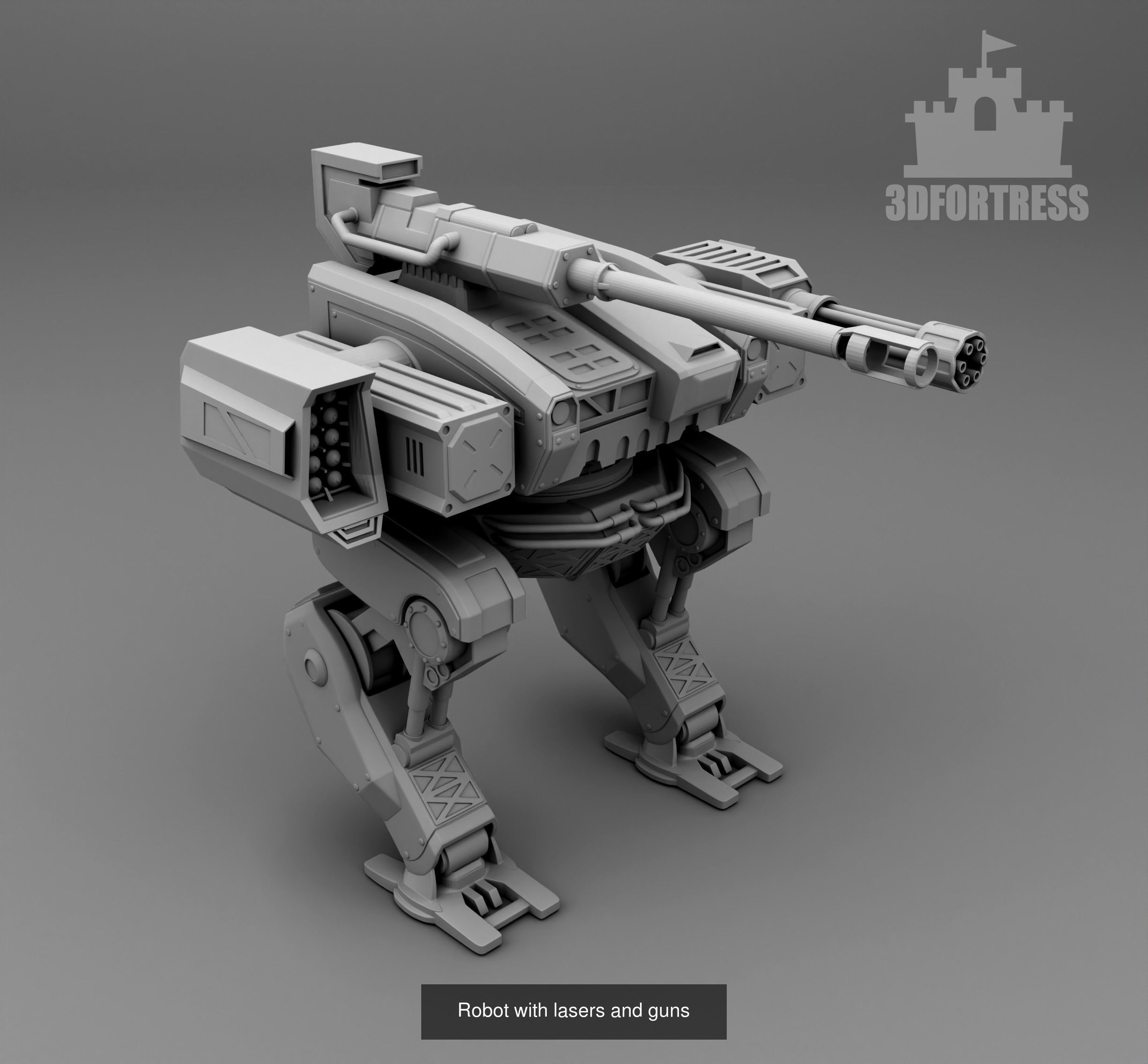 Cyber library - Robots 3D Model Collection_33
