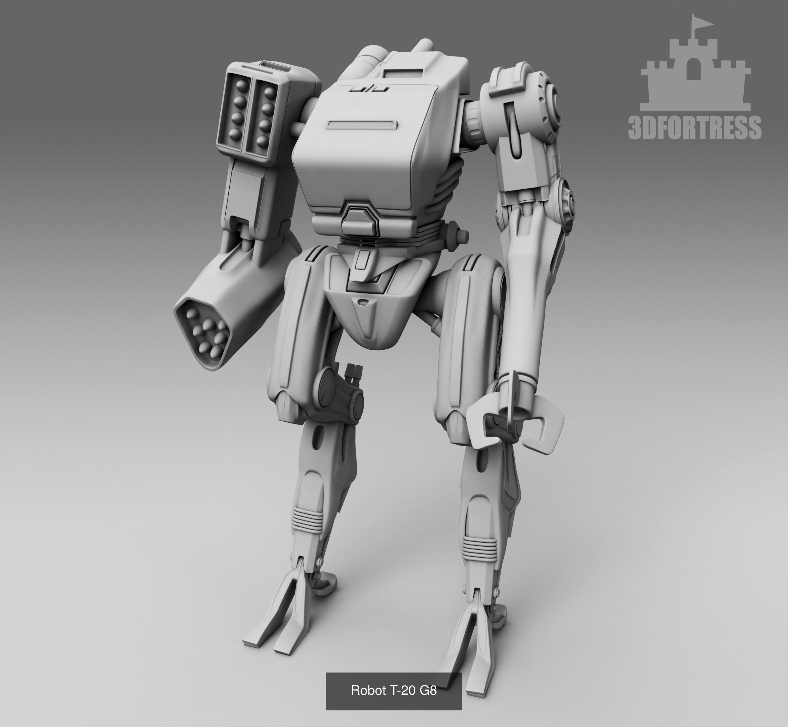 Cyber library - Robots 3D Model Collection_37