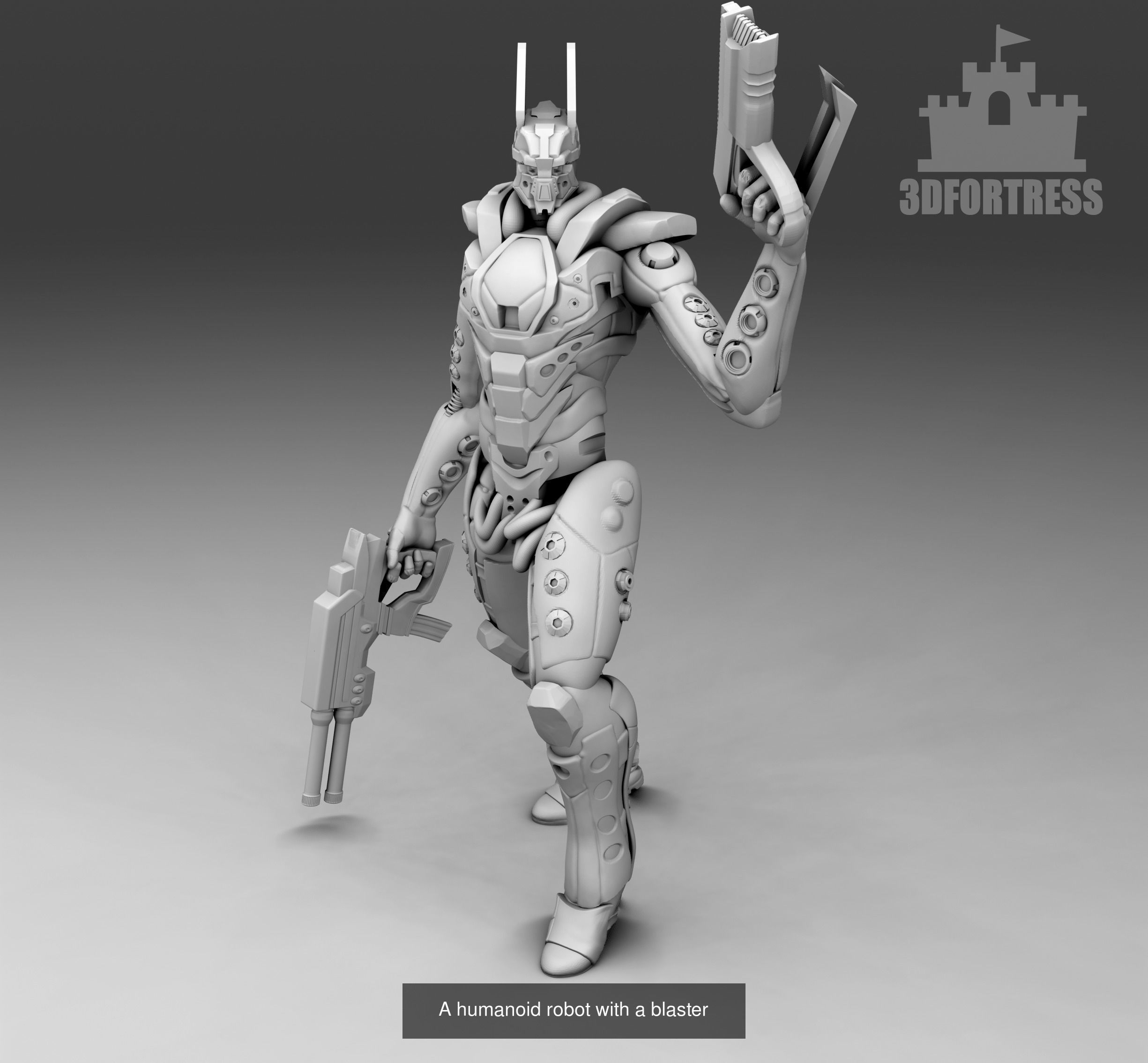 Cyber library - Robots 3D Model Collection_71