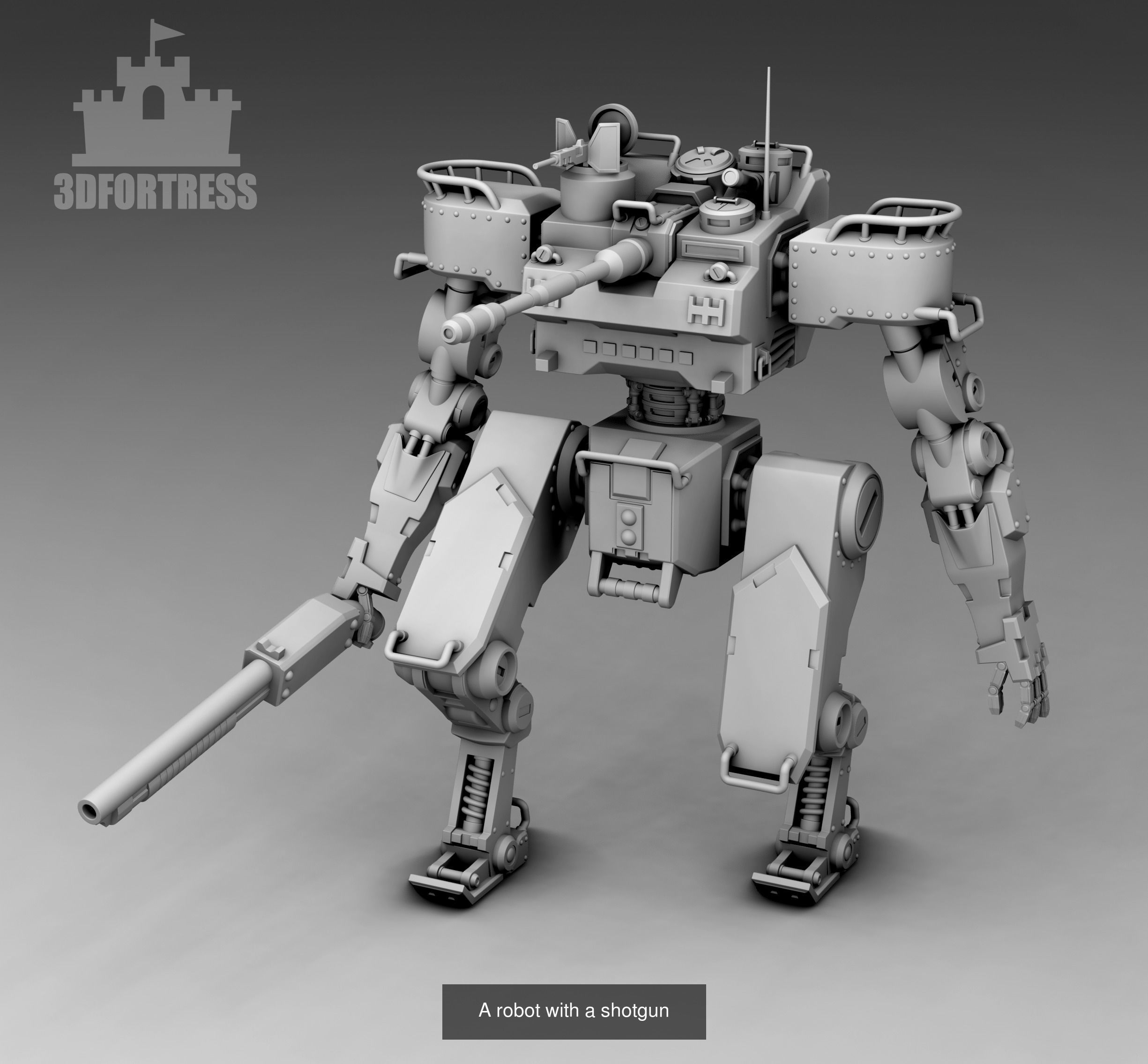 Cyber library - Robots 3D Model Collection_96