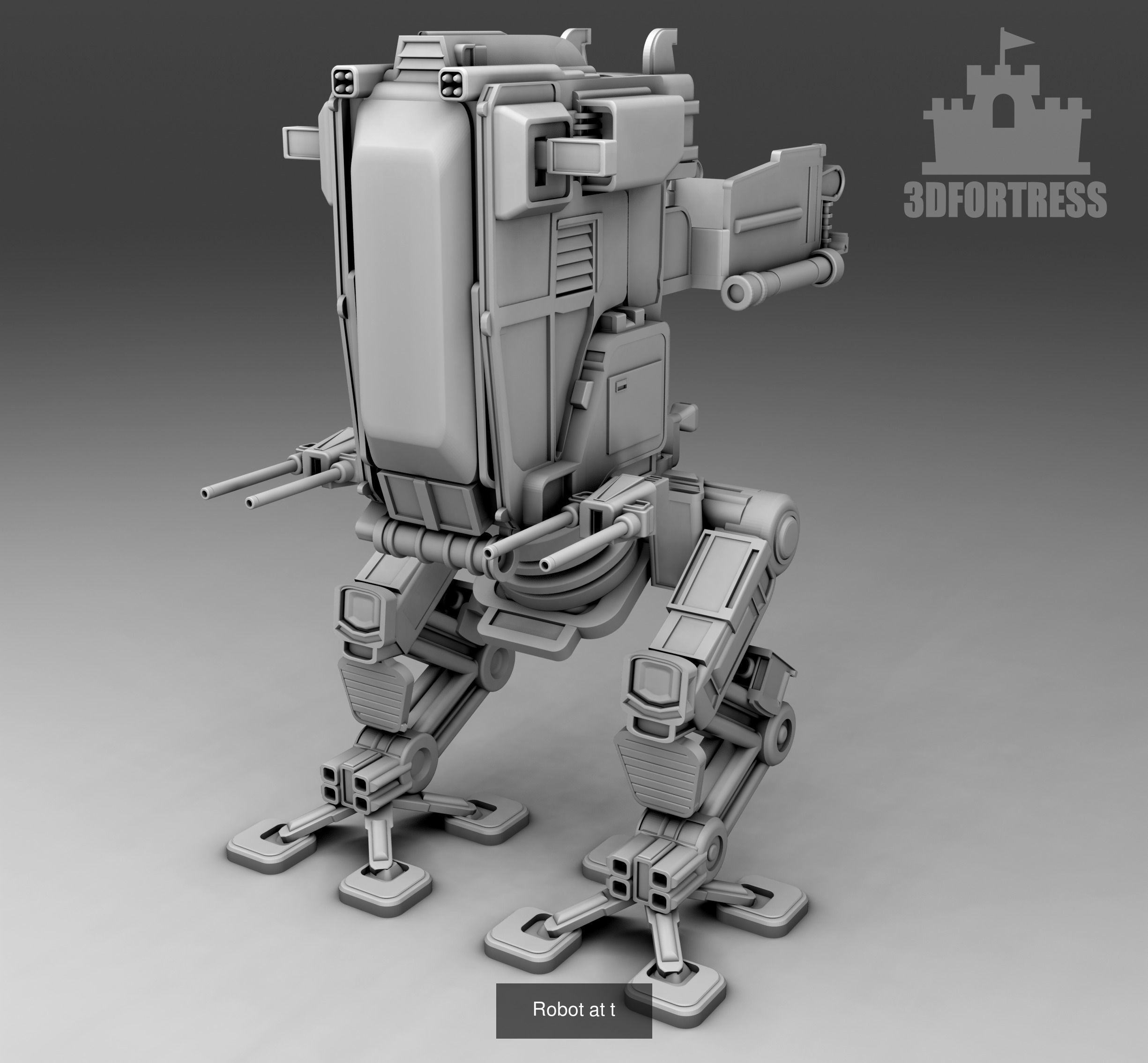 Cyber library - Robots 3D Model Collection_24