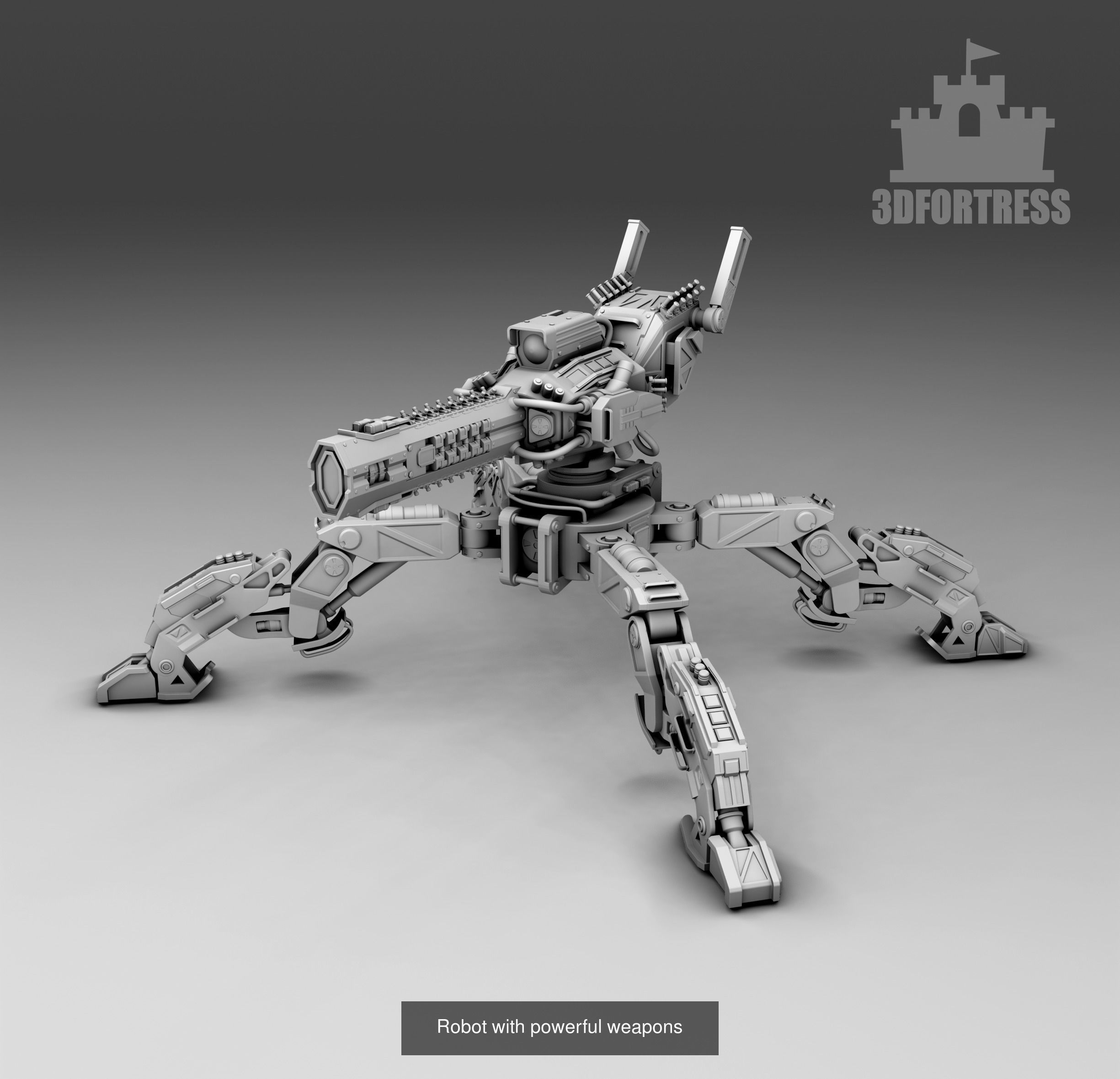 Cyber library - Robots 3D Model Collection_111