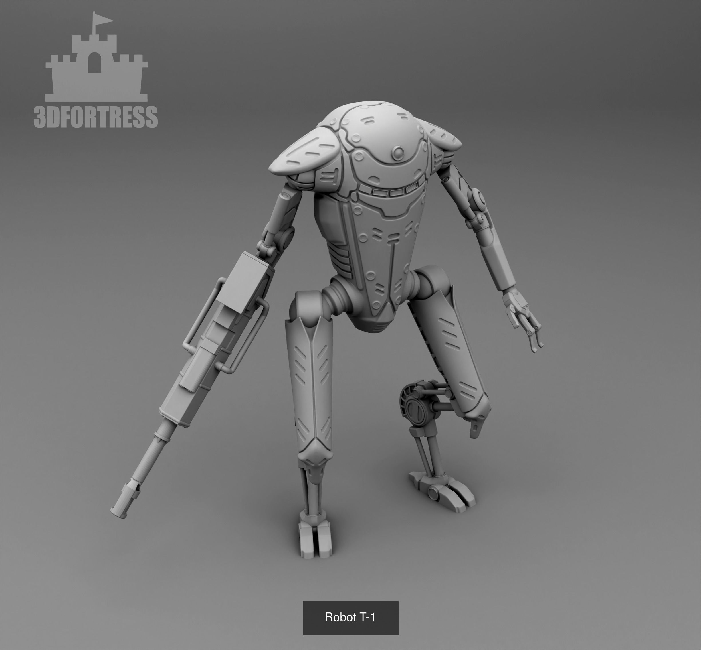 Cyber library - Robots 3D Model Collection_40