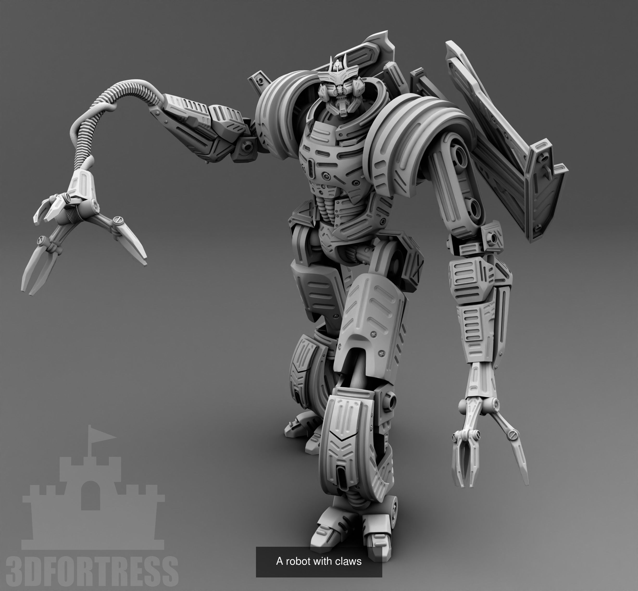Cyber library - Robots 3D Model Collection_54