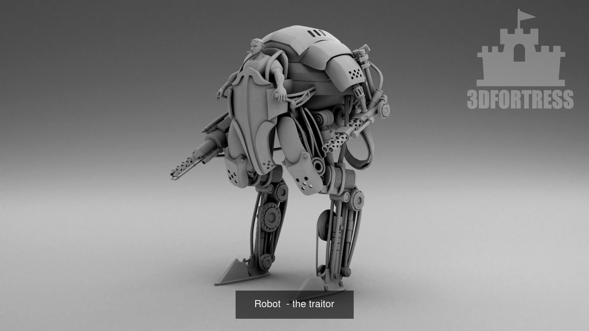 Cyber library - Robots 3D Model Collection_30