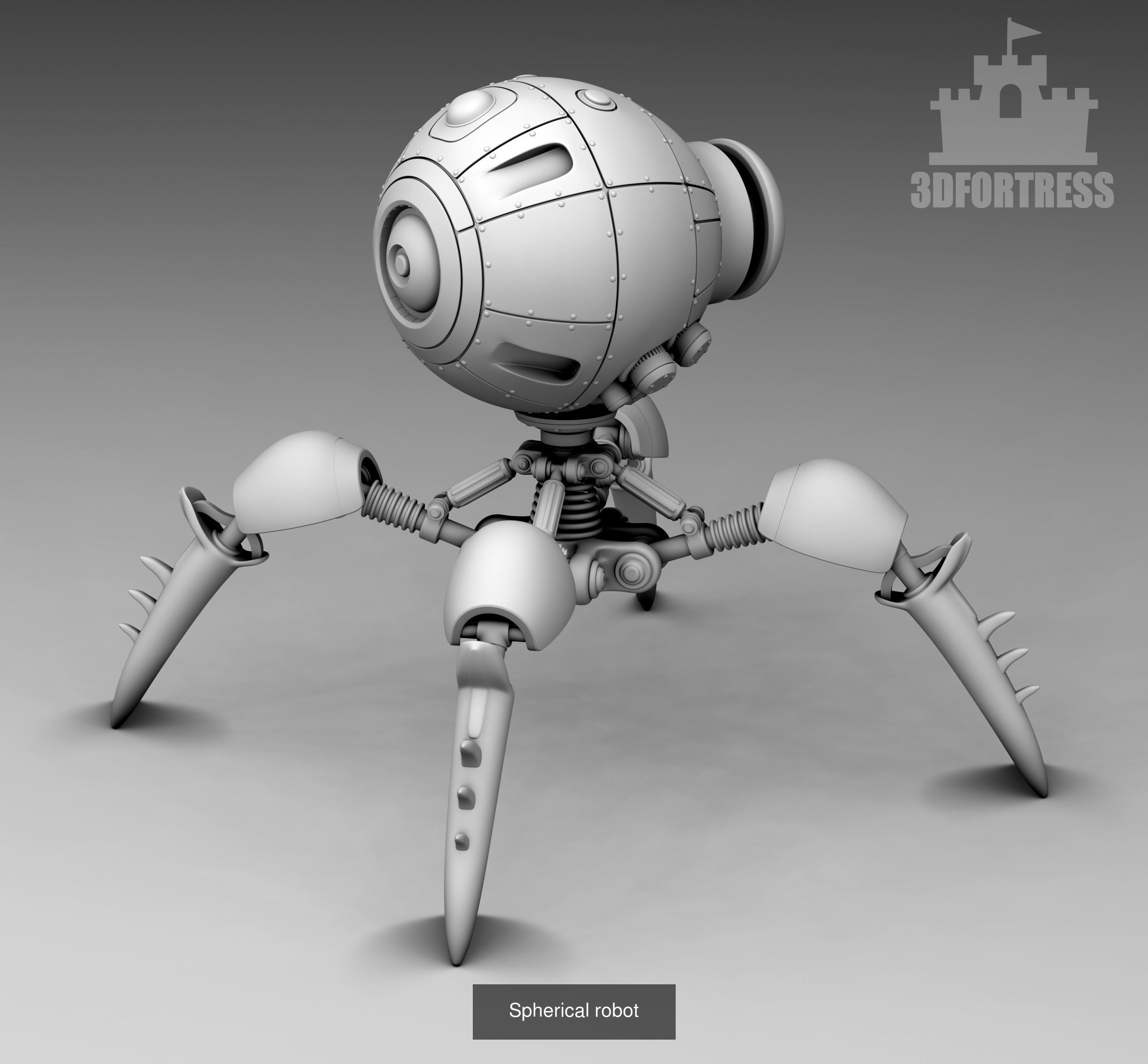 Cyber library - Robots 3D Model Collection_90