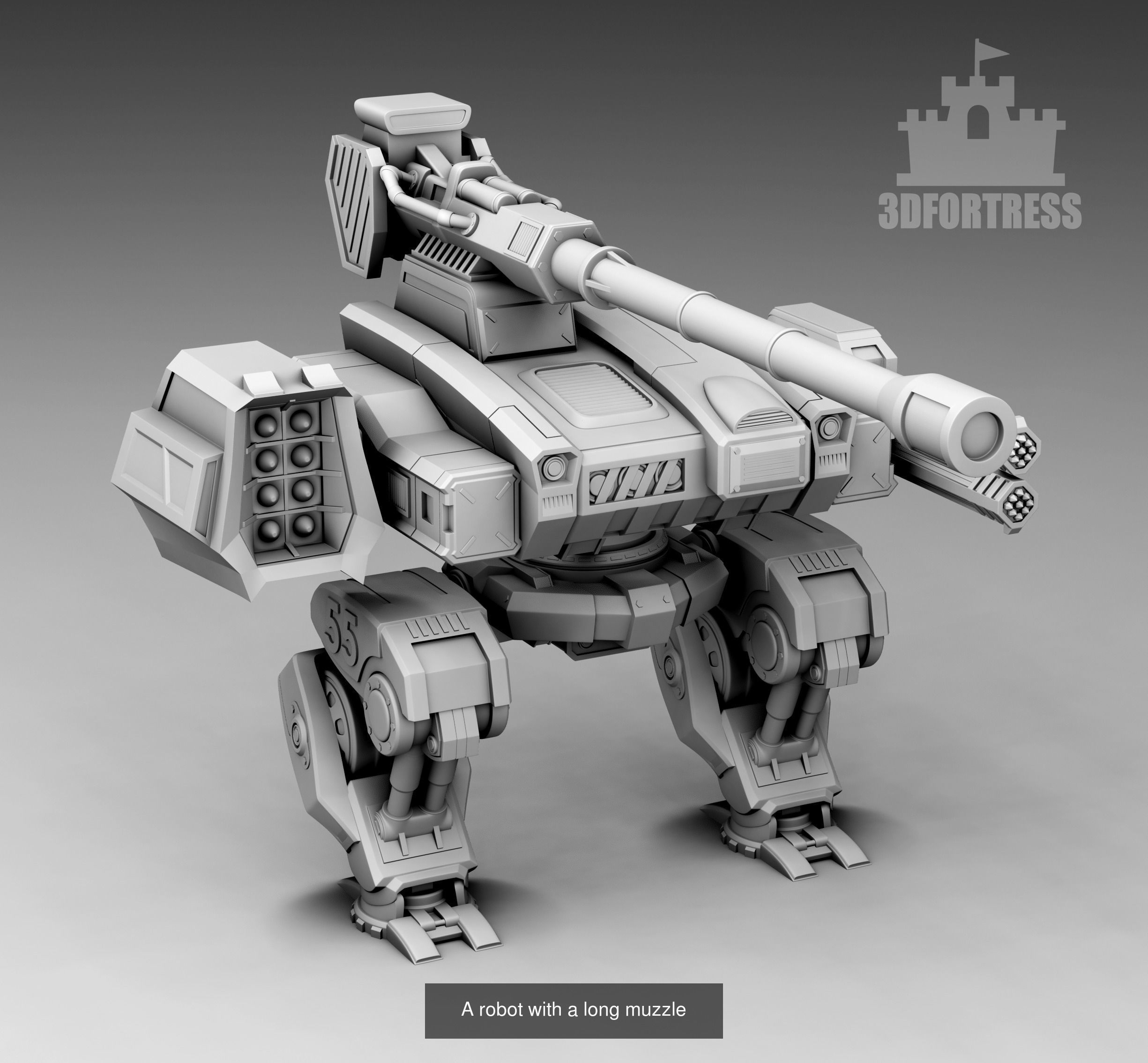 Cyber library - Robots 3D Model Collection_91