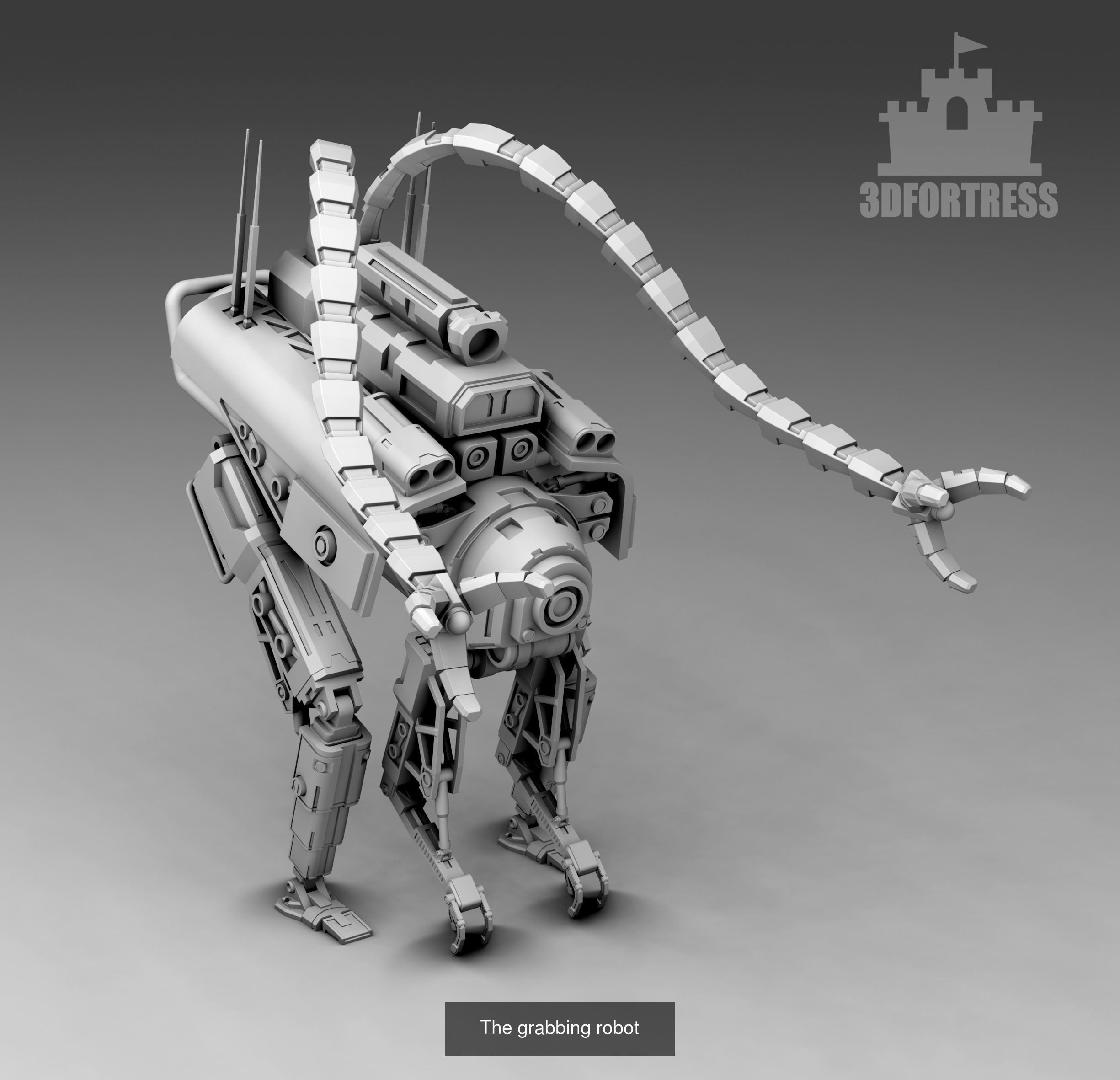 Cyber library - Robots 3D Model Collection_99