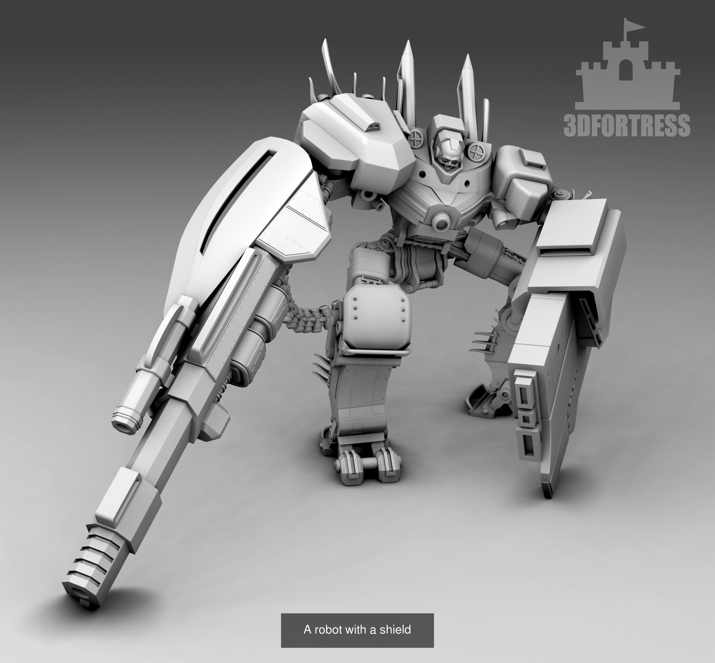 Cyber library - Robots 3D Model Collection_95