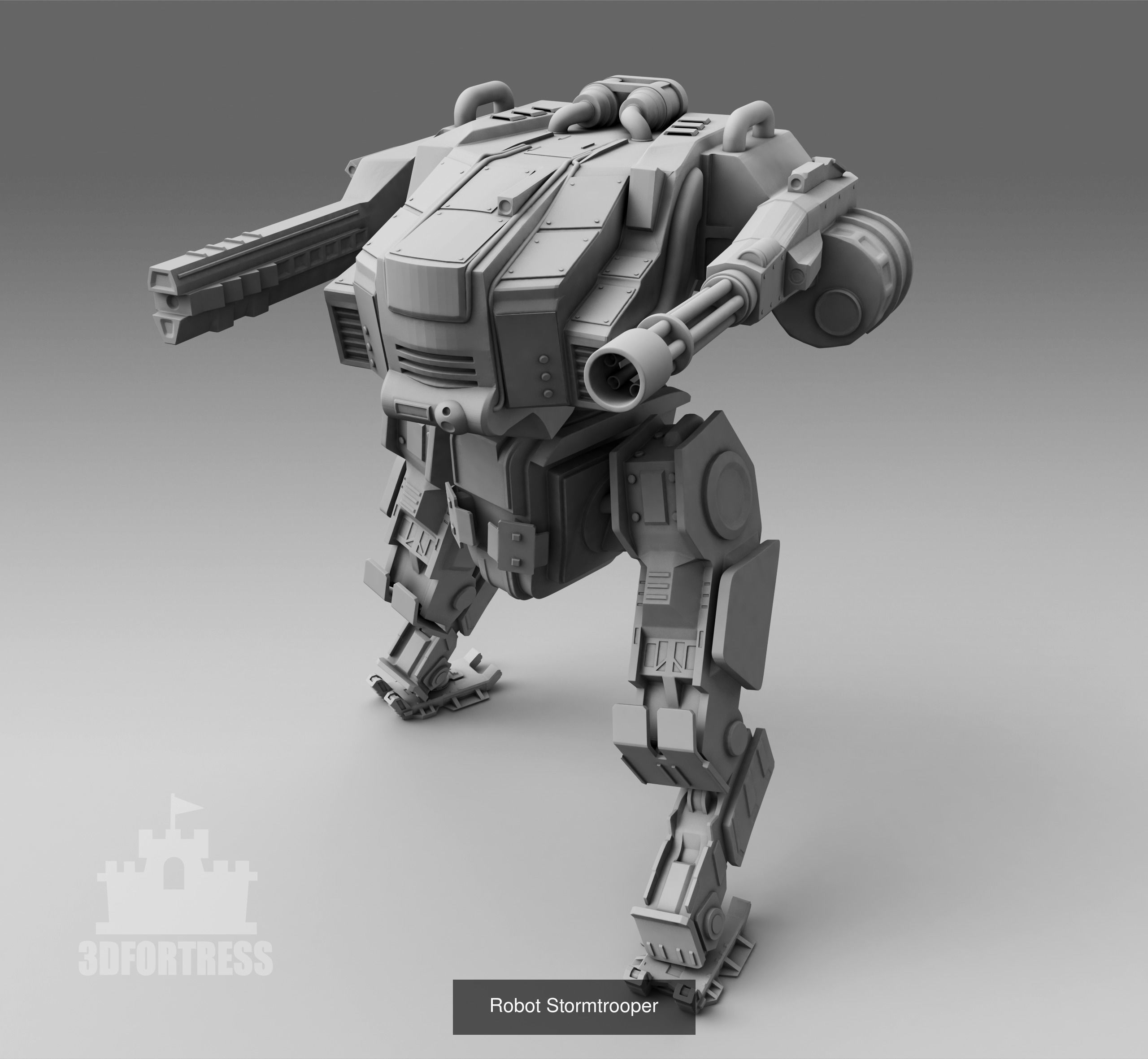 Cyber library - Robots 3D Model Collection_39