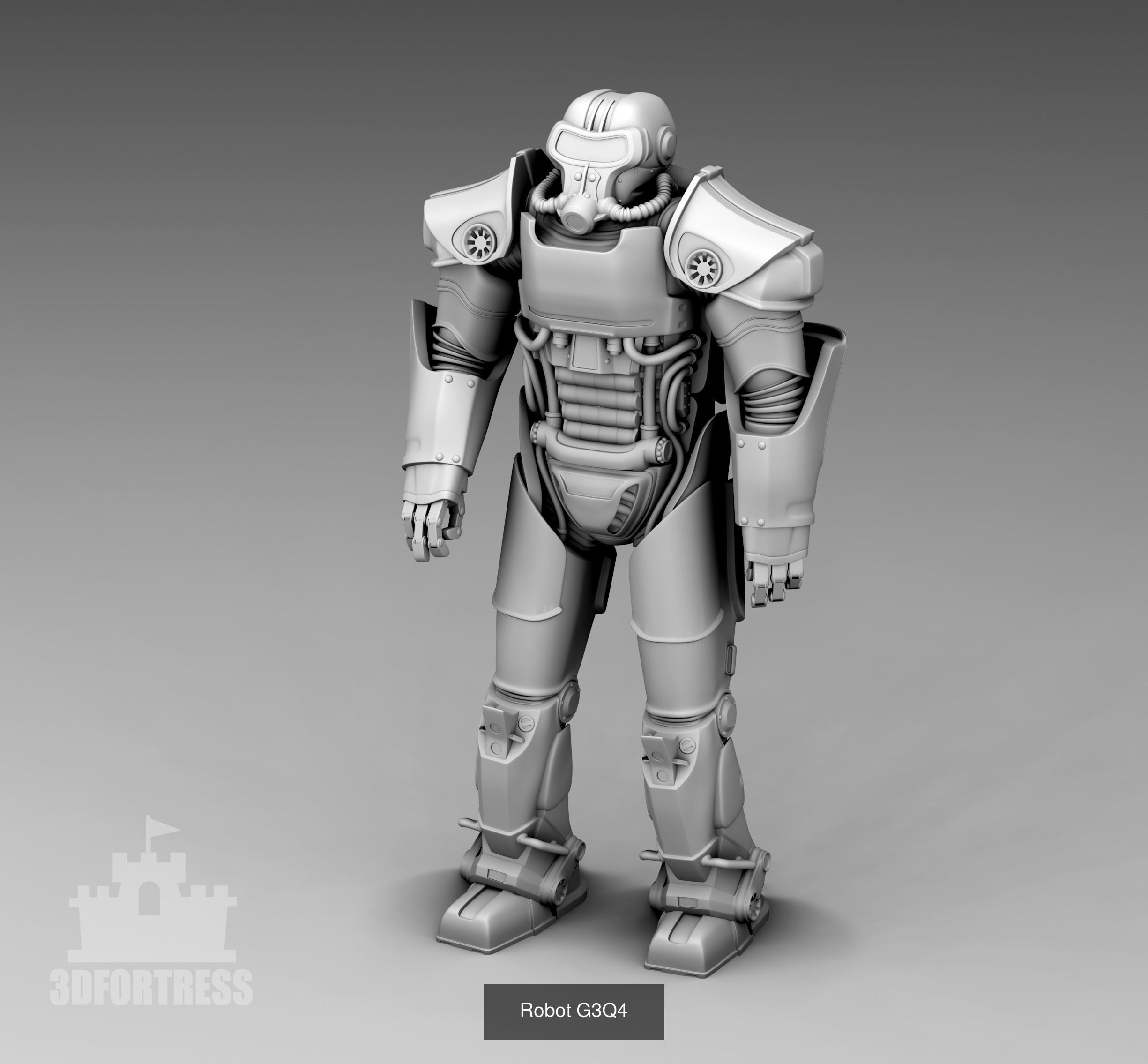 Cyber library - Robots 3D Model Collection_81