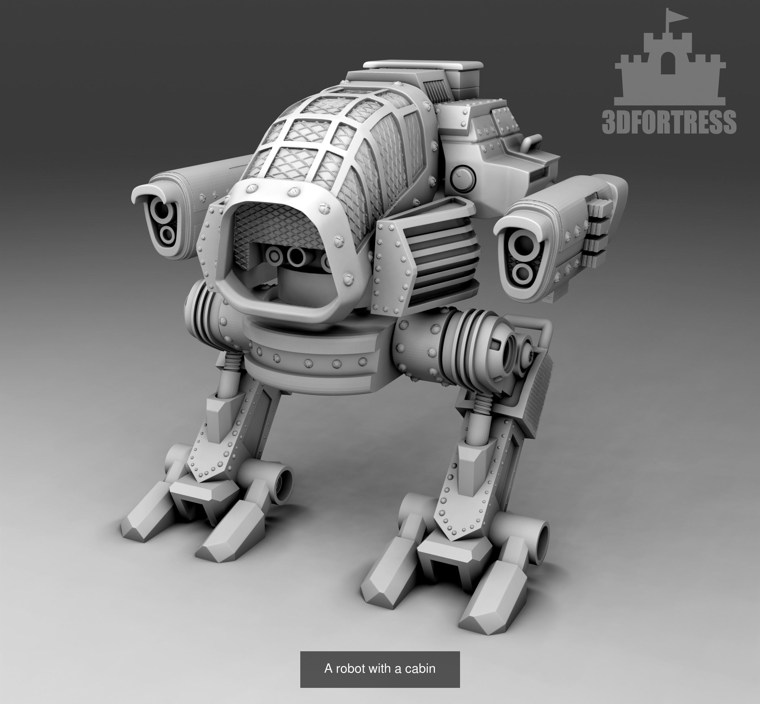 Cyber library - Robots 3D Model Collection_70