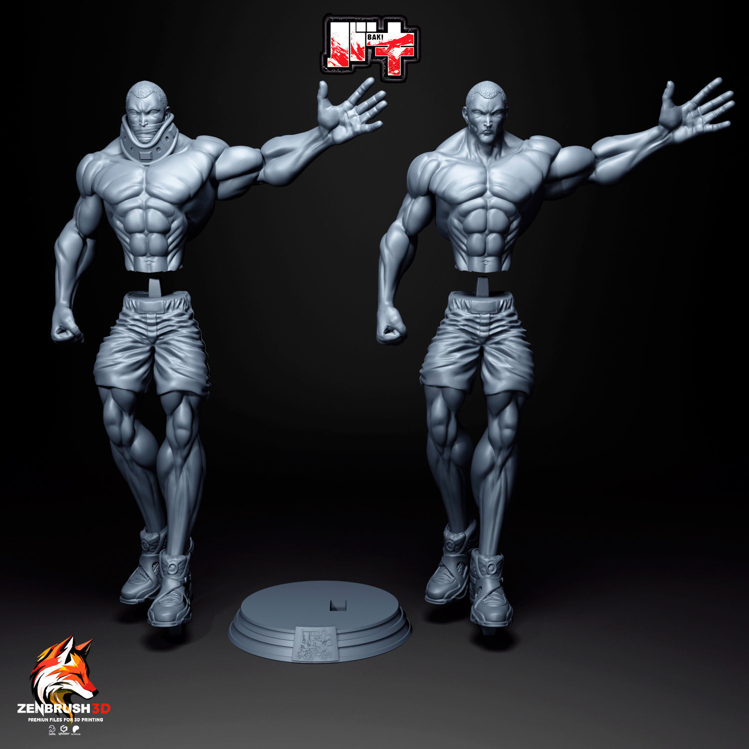 Jack Hanma - Baki - Netflix 3D print model_2