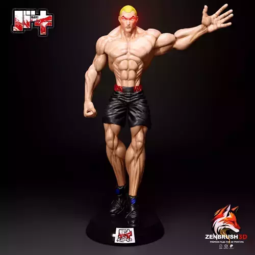 Jack Hanma - Baki - Netflix 3D print model