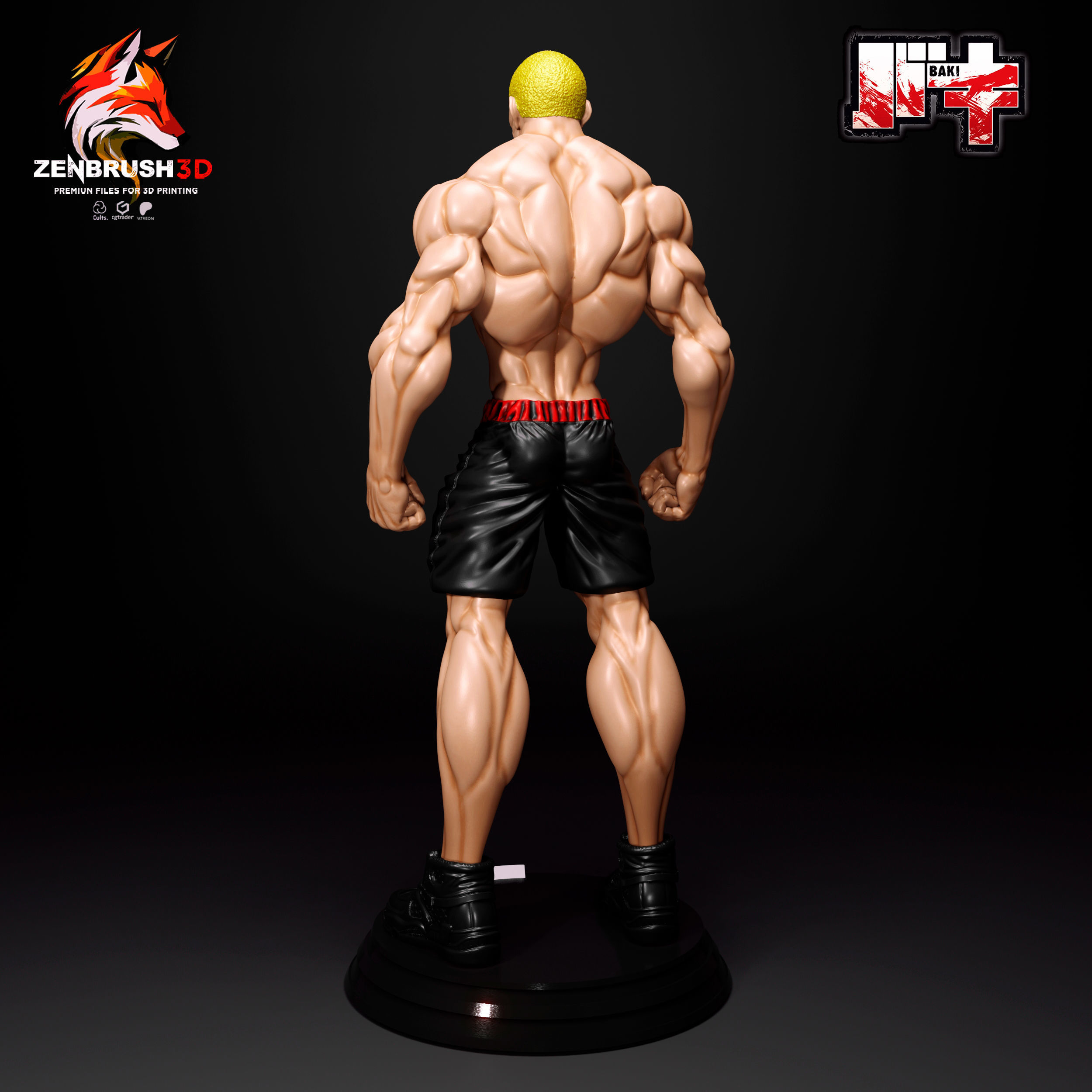 Jack Hanma - Baki - Netflix 3D print model_2