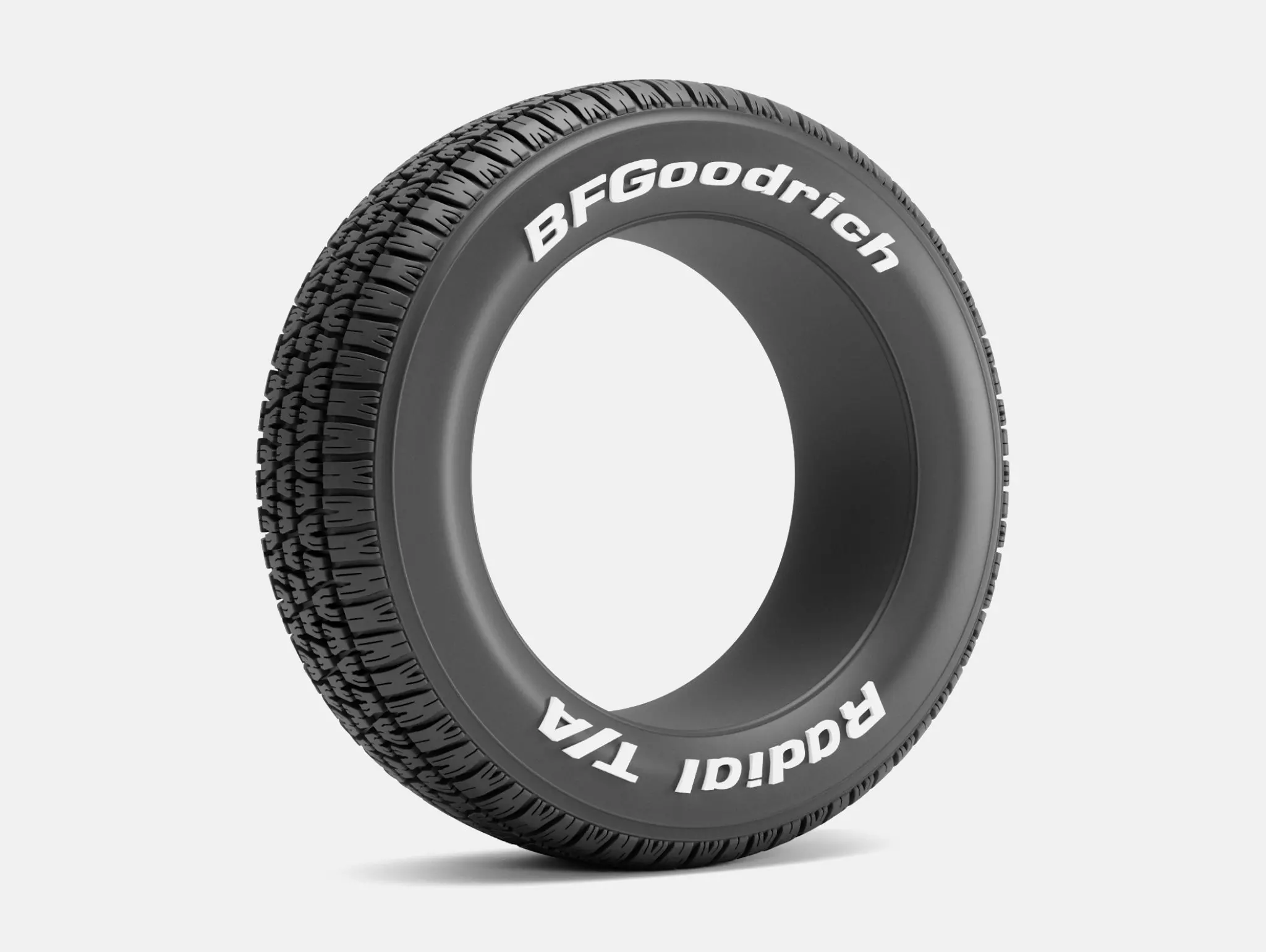 15x7 BFGoodrich Radial TA Tire 225 60 R15 3D print model_0
